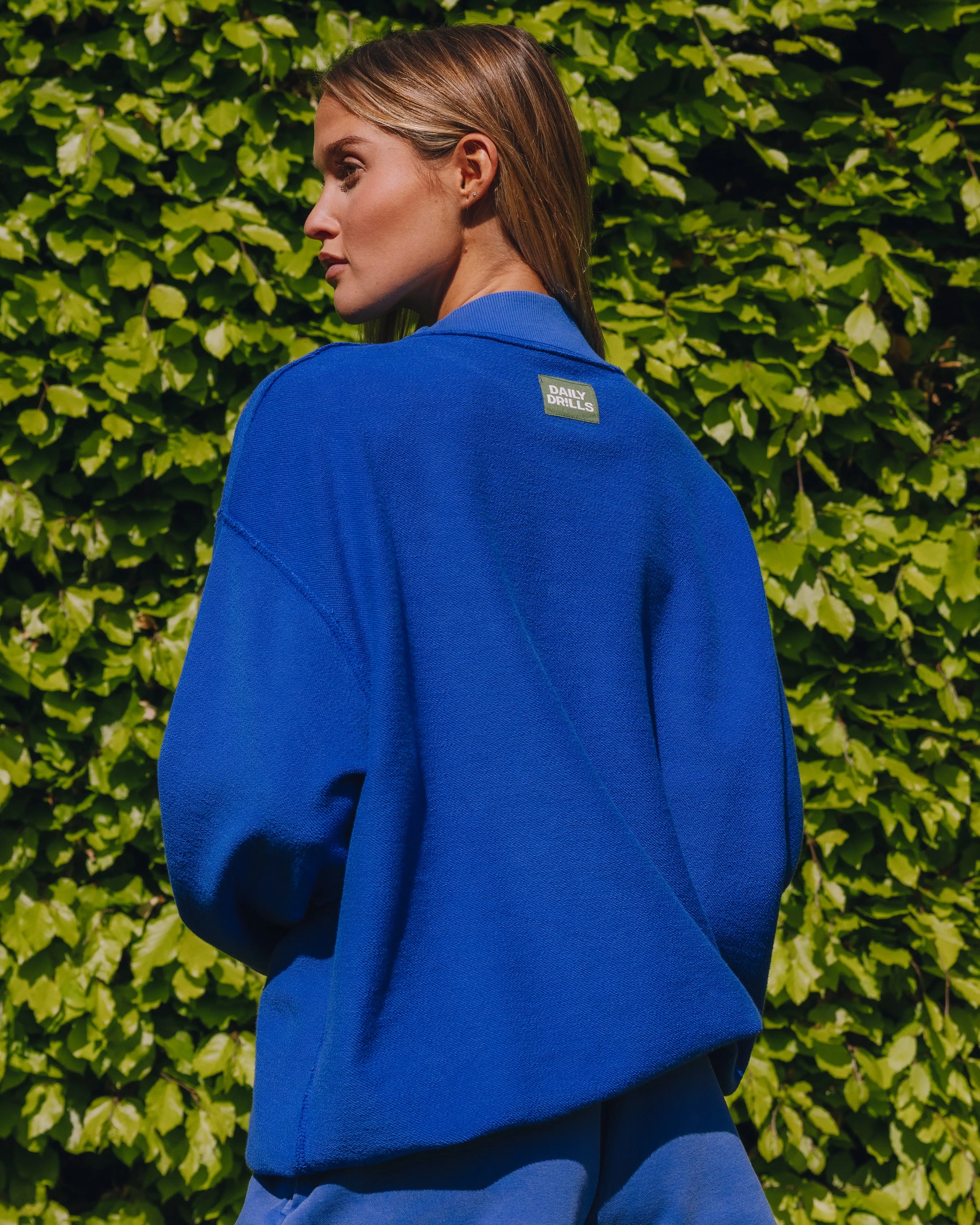 Unisex Vintage Crew - Sunbleached Cobalt sold by Daily Drills product image thumbnail 3