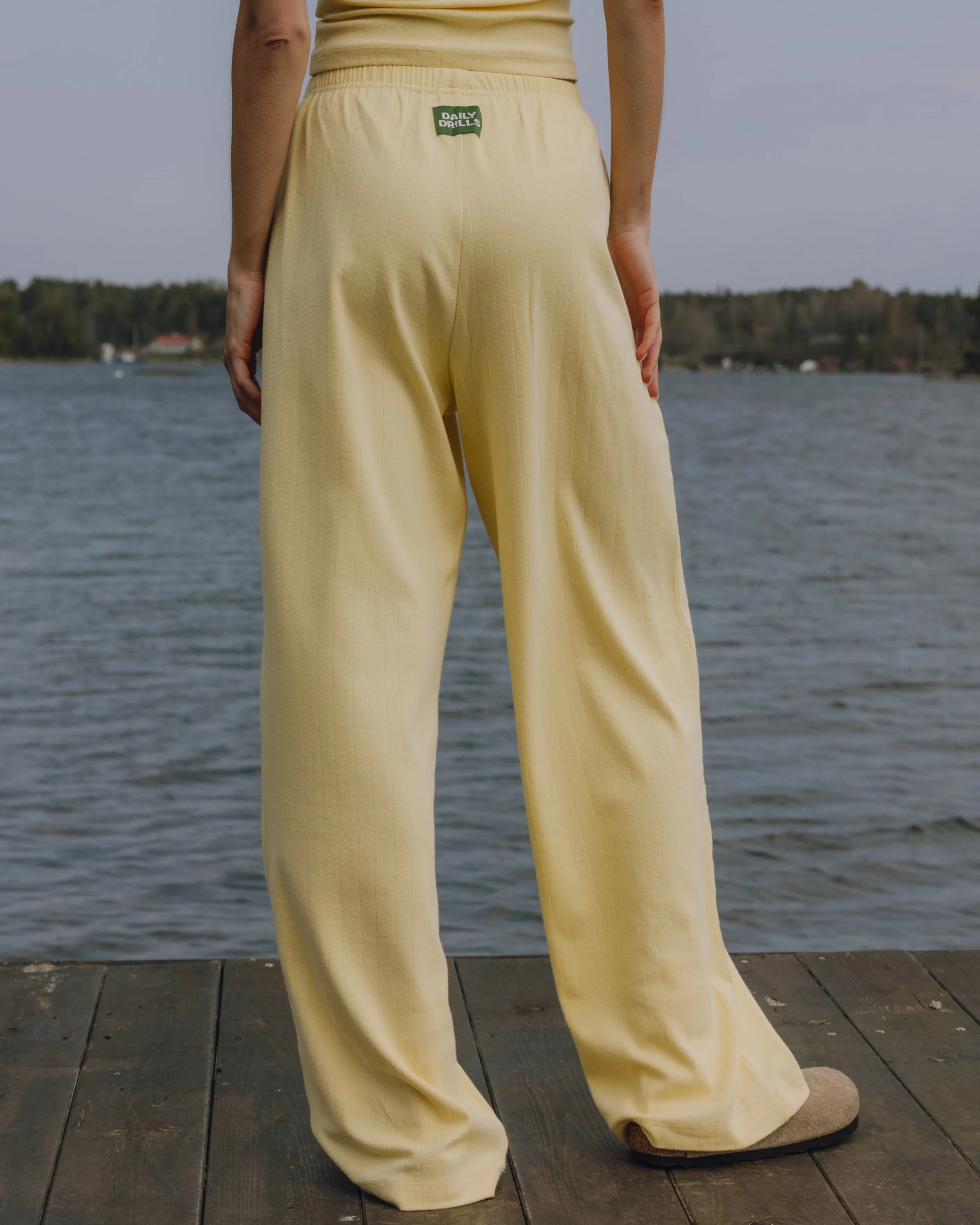Pointelle Pants - Butter sold by Daily Drills product image thumbnail 2