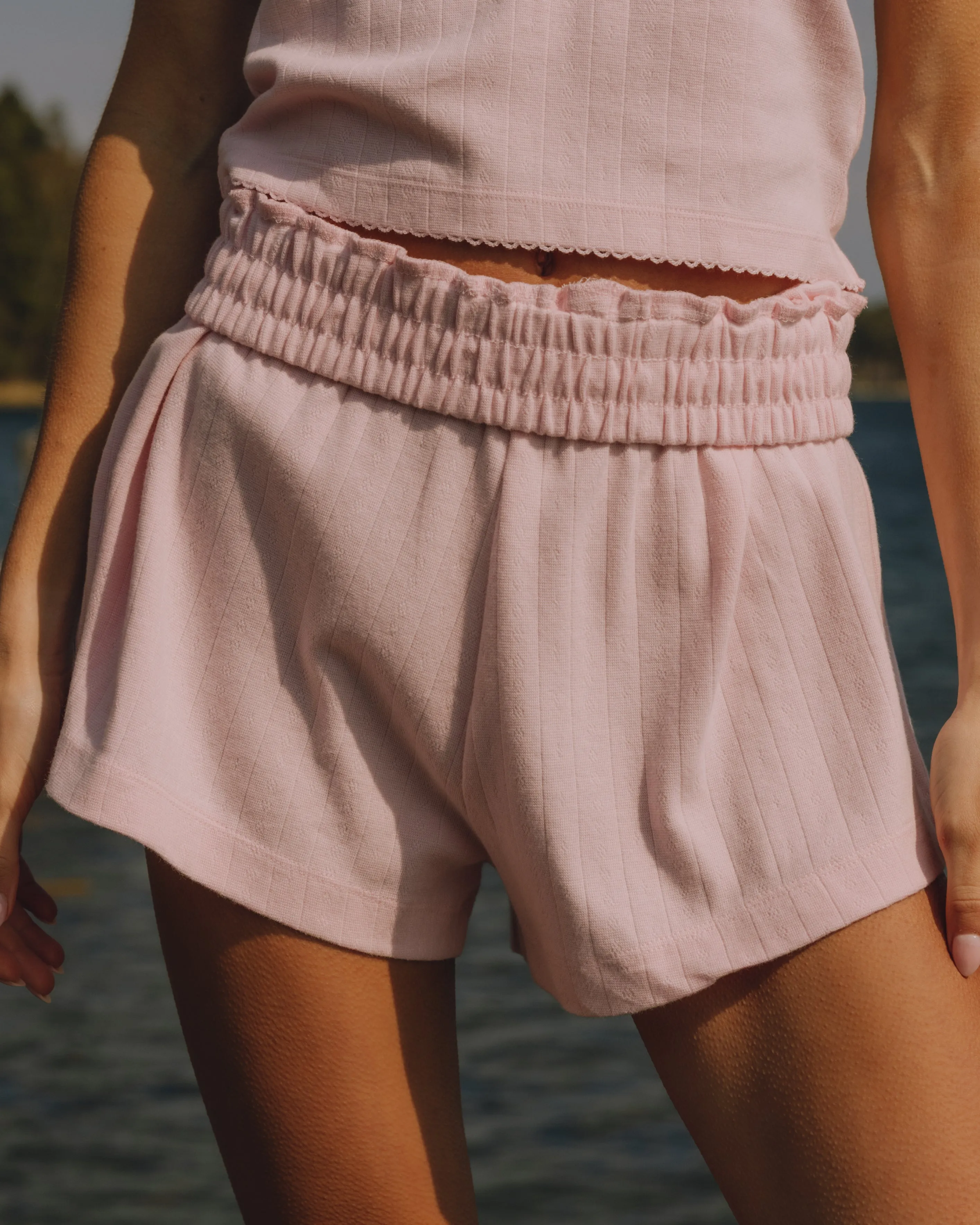 Pointelle Shorts - Cupid sold by Daily Drills