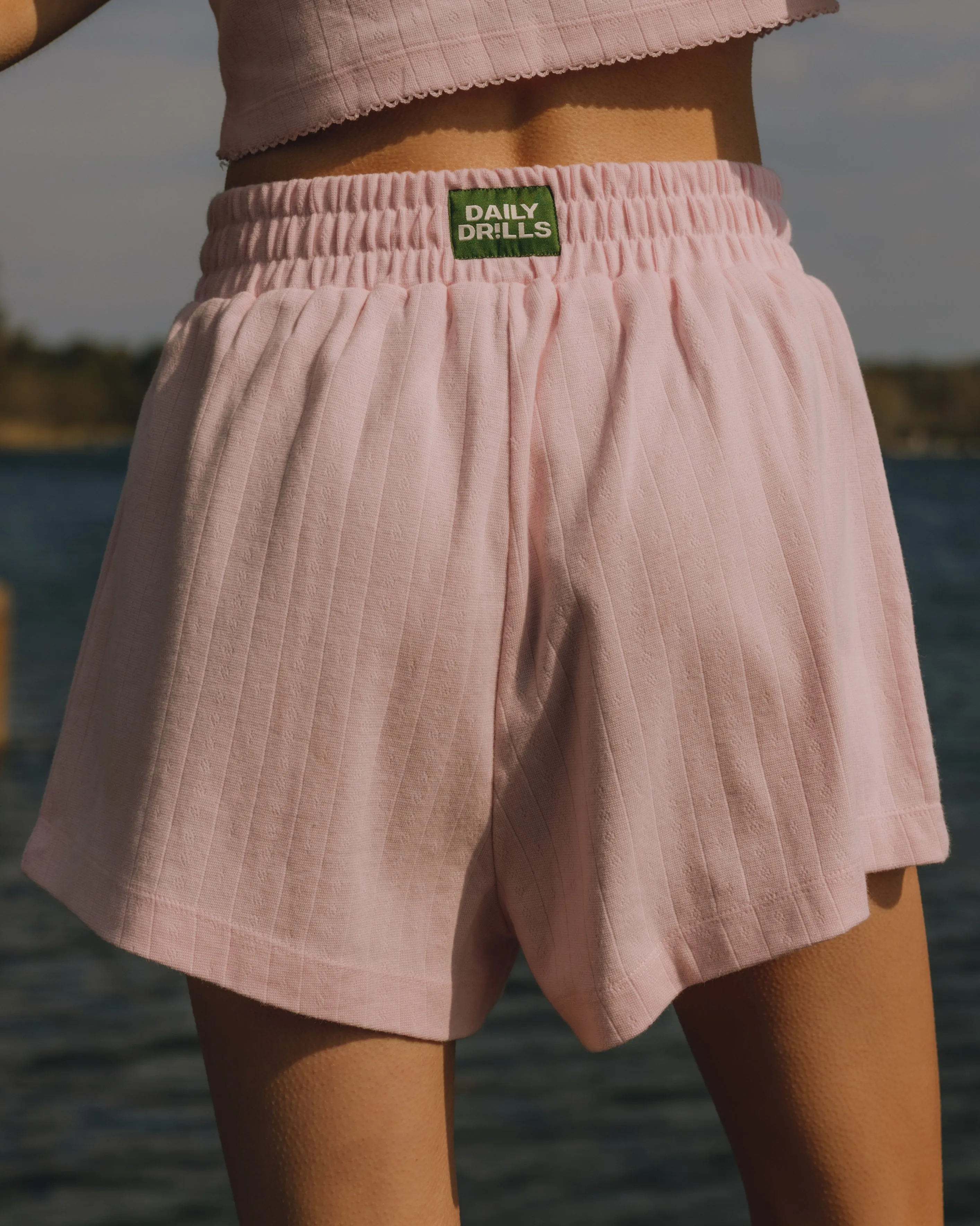 Pointelle Shorts - Cupid sold by Daily Drills product image thumbnail 2