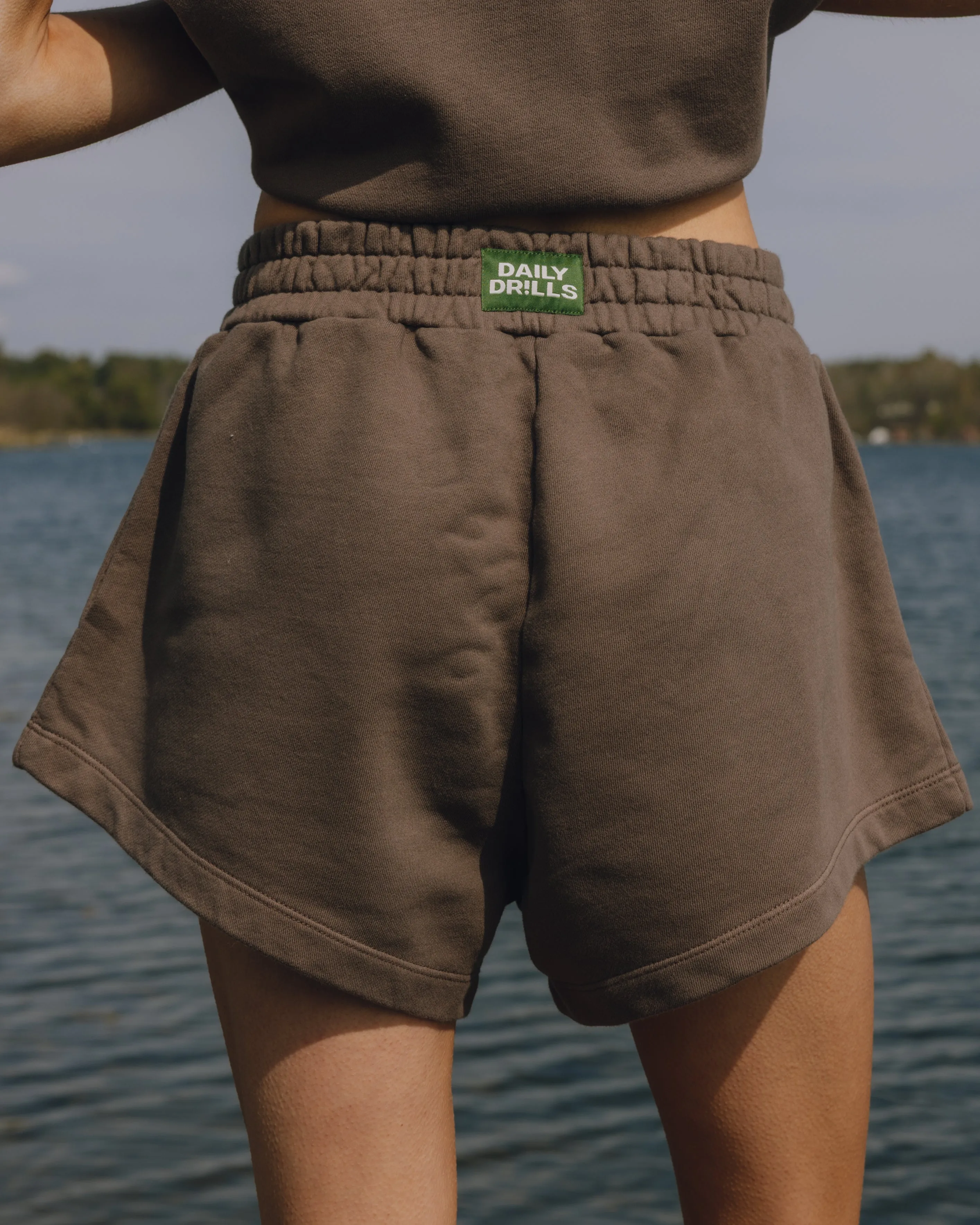 Super Shorts - Mocha sold by Daily Drills product image thumbnail 2