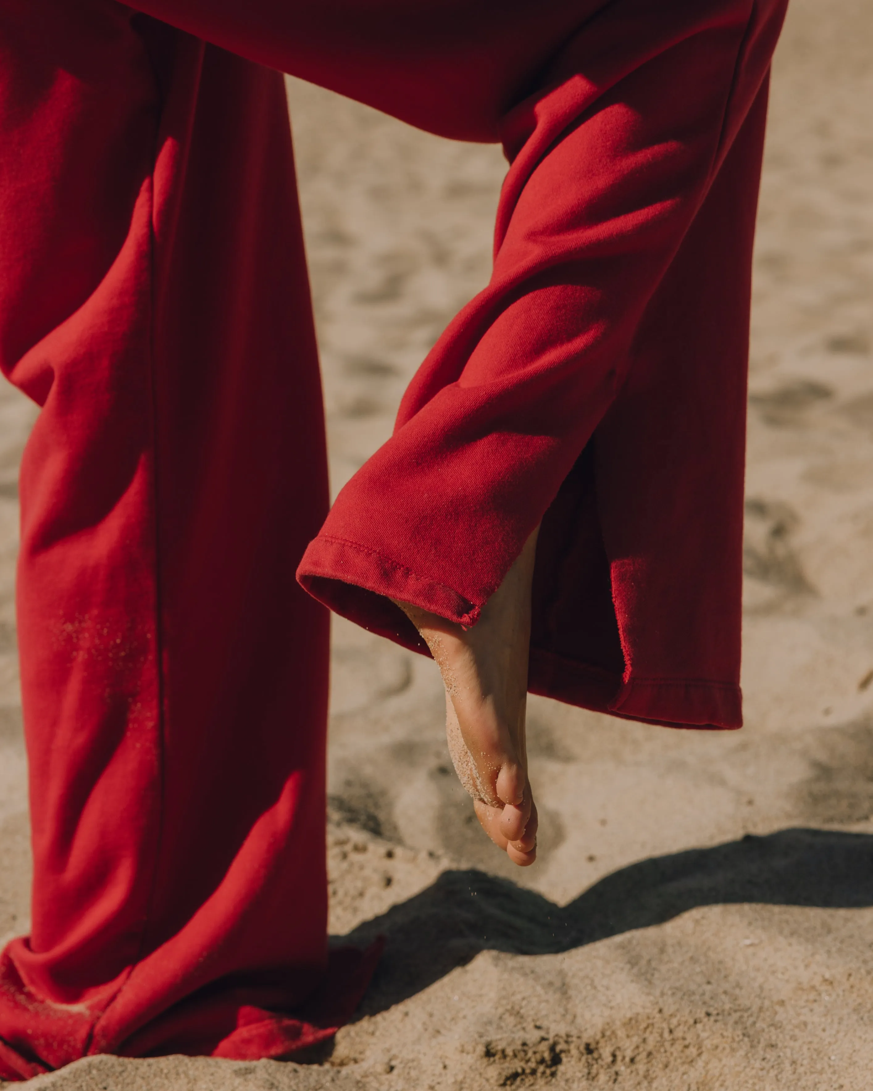 Wide Leg Sweatpants - Vintage Red sold by Daily Drills product image thumbnail 3