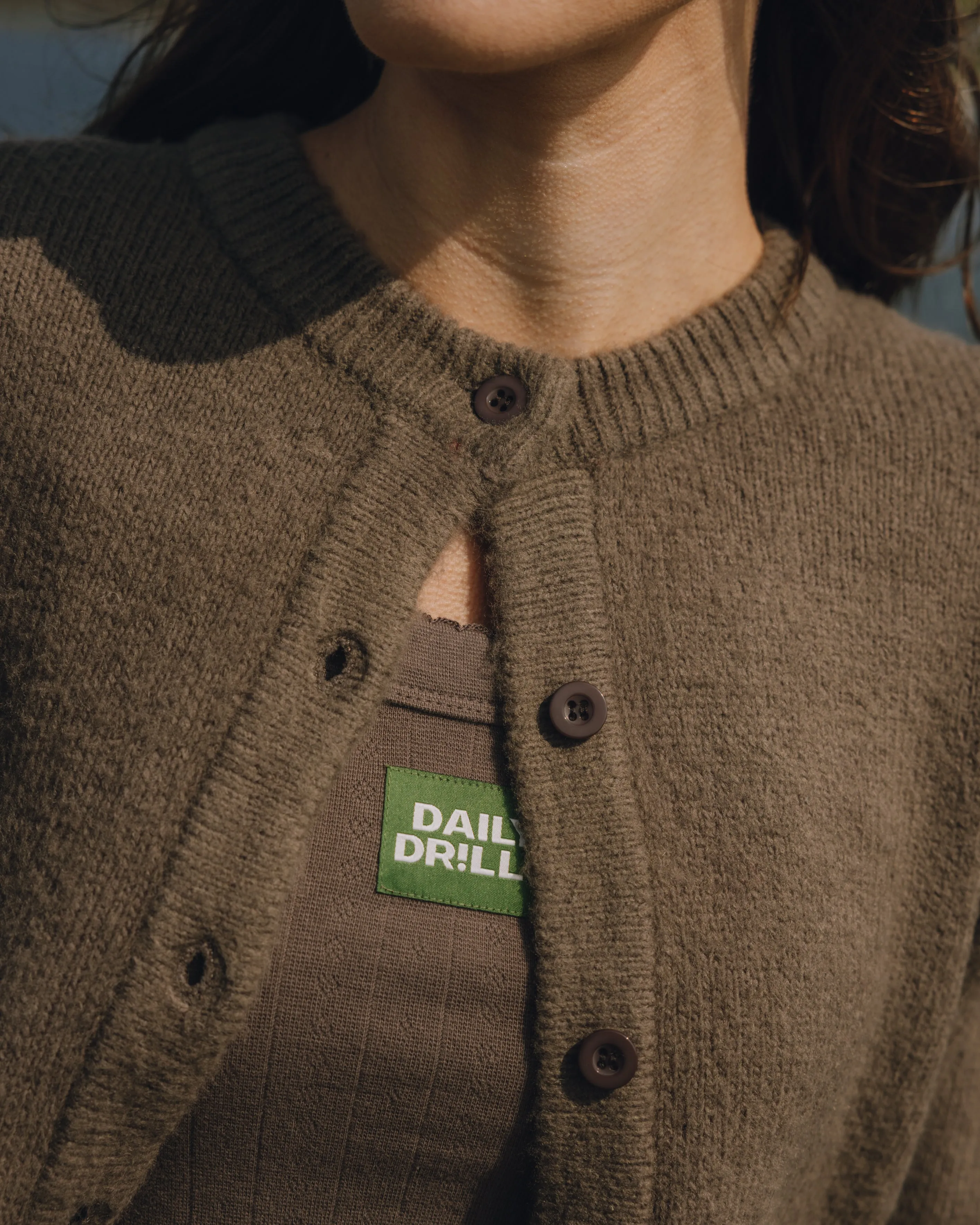 Pointelle Everyday Tank - Mocha sold by Daily Drills product image thumbnail 4