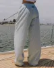 Seersucker Resort Pants - Green + White Stripe sold by Daily Drills