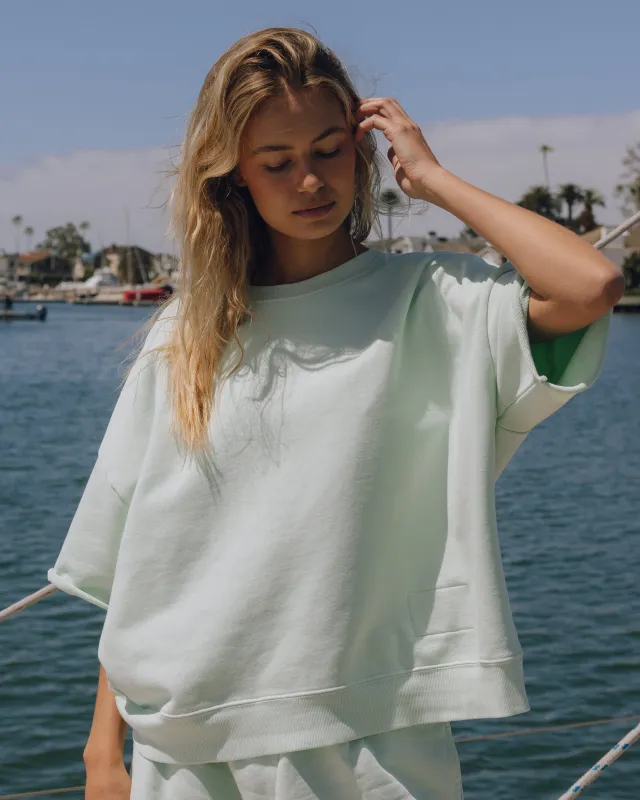 Cropped Sleeve Crew - Surf sold by Daily Drills