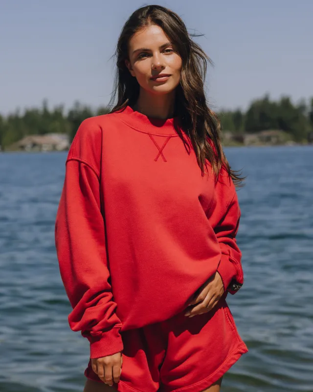 Vintage Crew - Distressed Vintage Red sold by Daily Drills