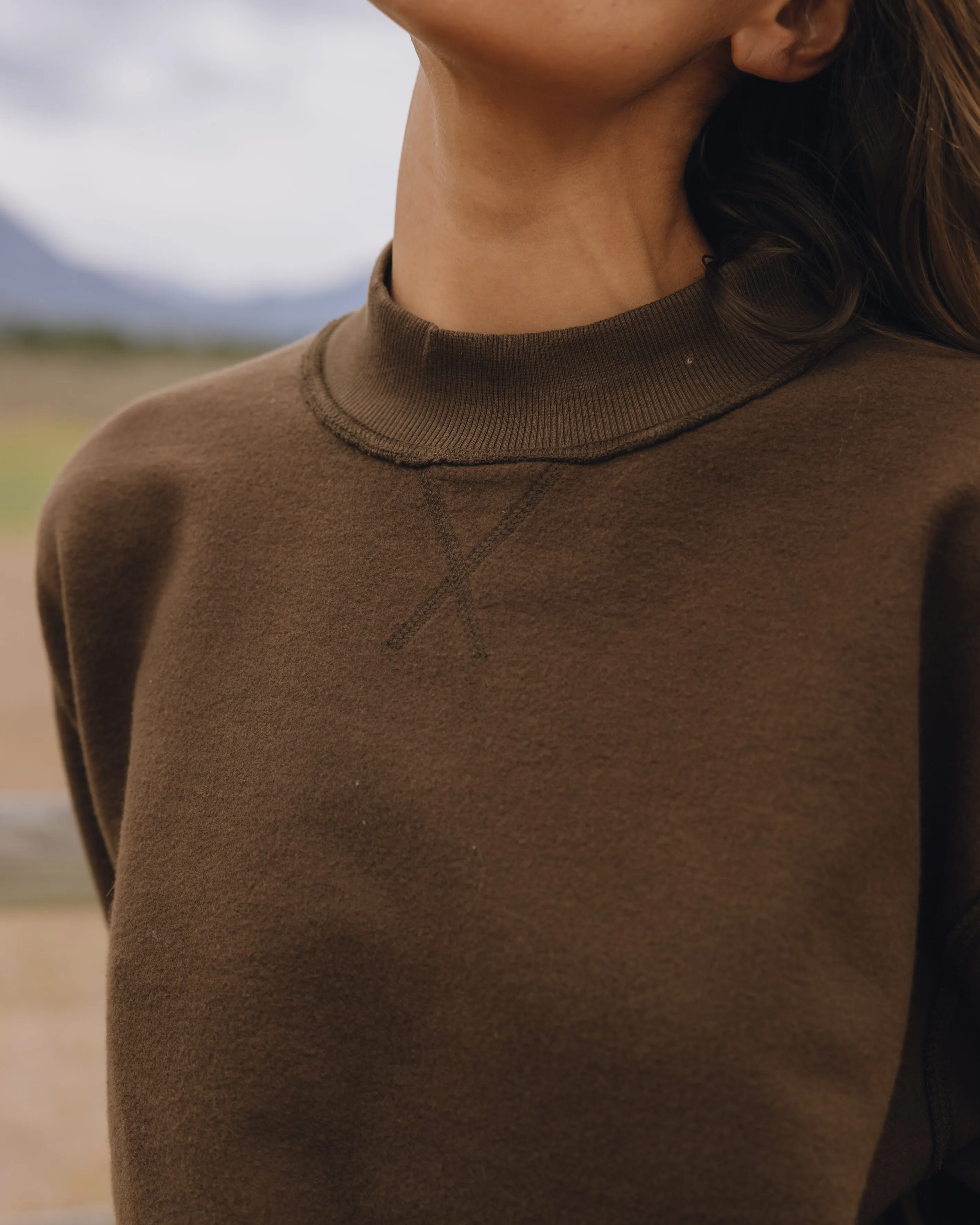 Fleece Vintage Crew - Coco sold by Daily Drills product image thumbnail 3