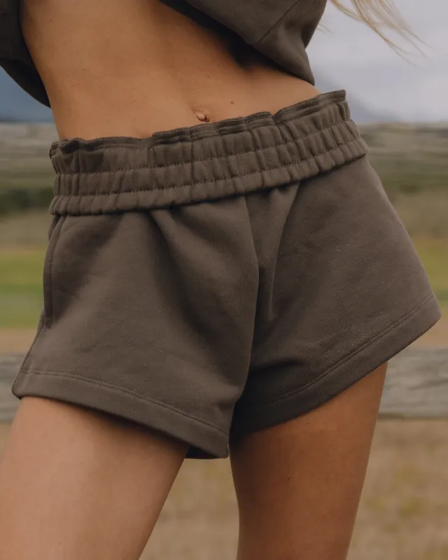 Fleece Super Shorts - Mocha sold by Daily Drills