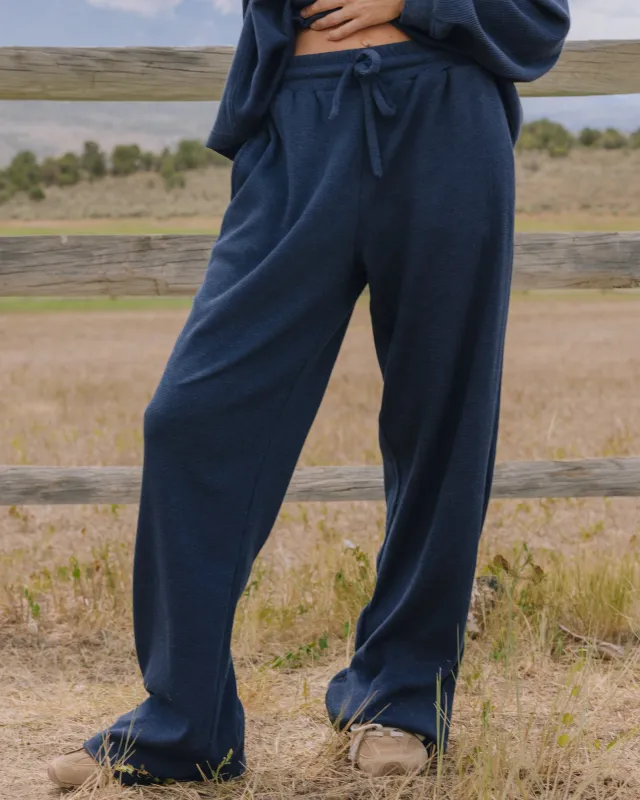 Thermal Resort Pants - Denim sold by Daily Drills