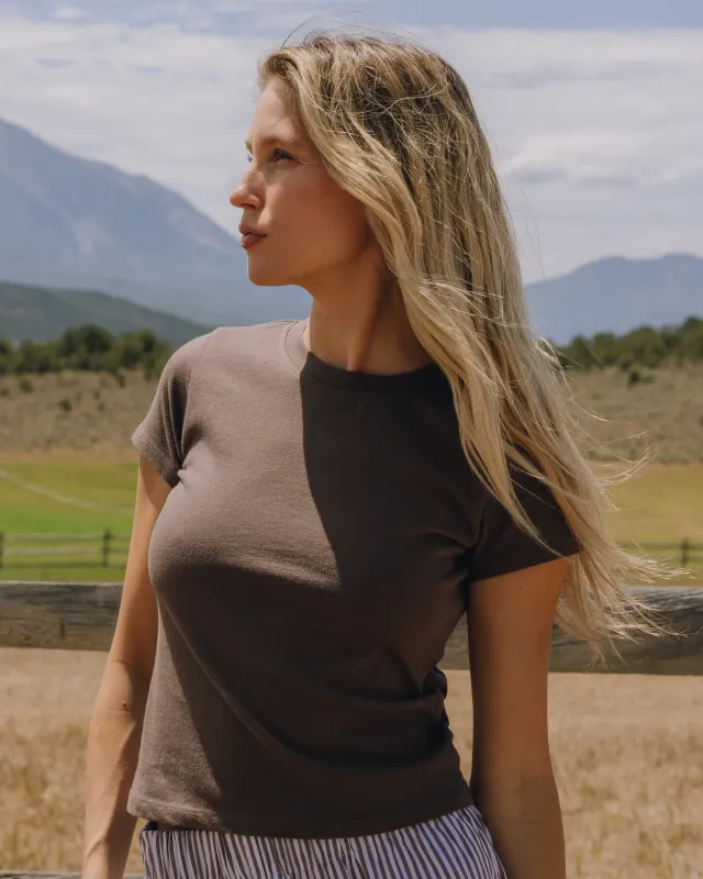 Everyday Tee - Mocha made by Daily Drills