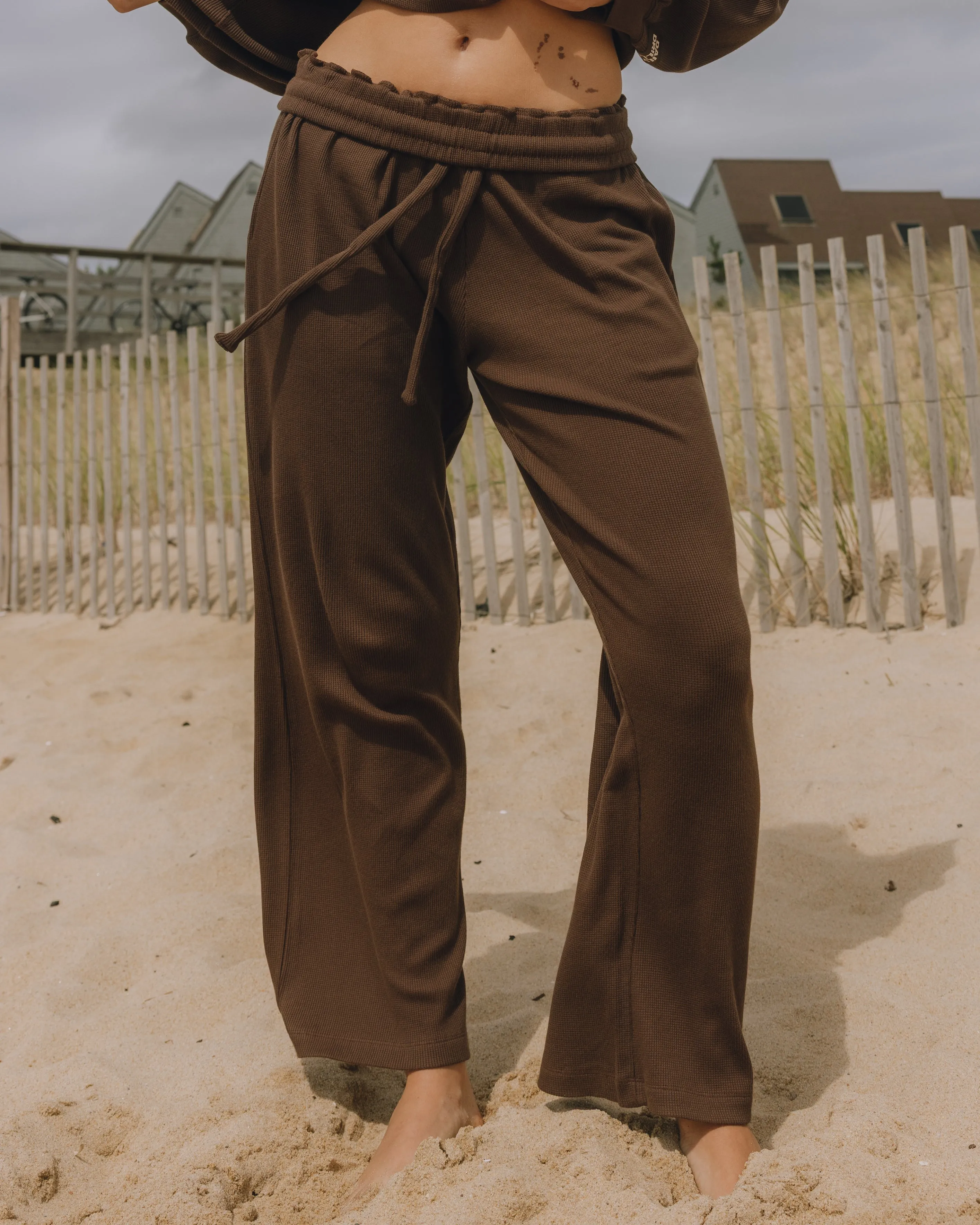 Thermal Resort Pants - Coco with Monochrome Patch sold by Daily Drills product image thumbnail 3