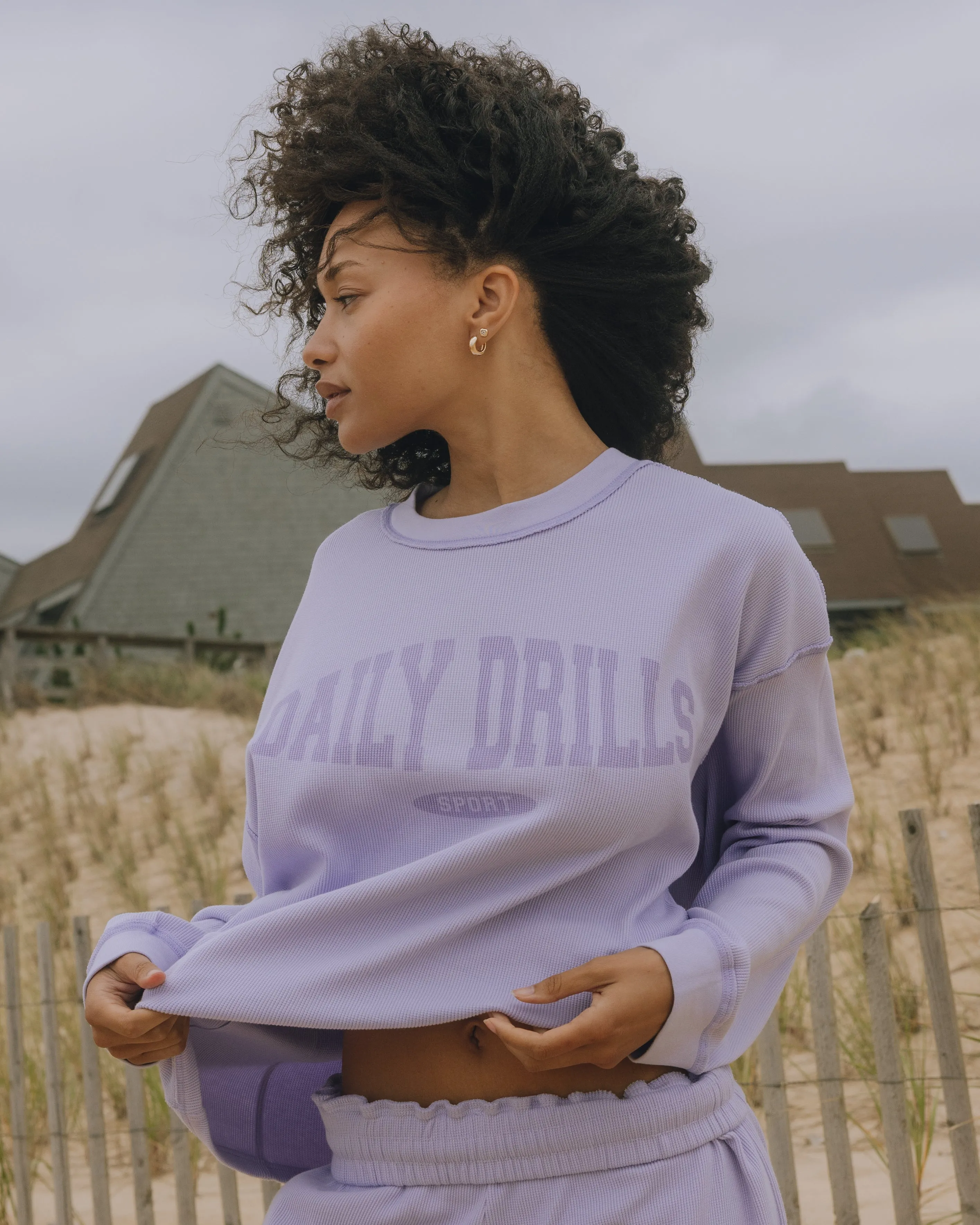 Oversized Sport Thermal - Wink with Monochrome Patch sold by Daily Drills product image thumbnail 2