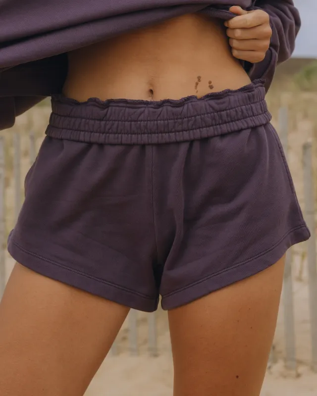 Super Shorts - Plum with Monochrome Patch sold by Daily Drills