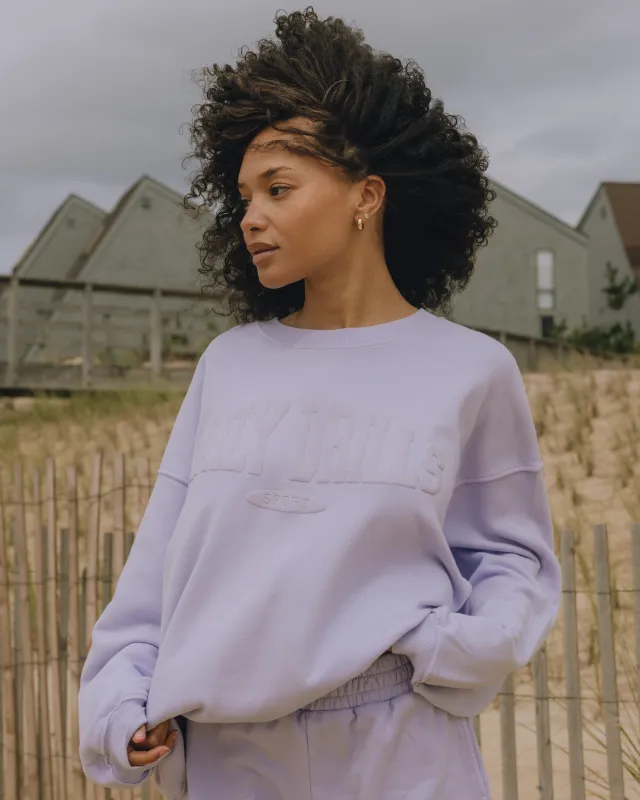 Oversized Sport Crew - Wink with Monochrome Patch sold by Daily Drills