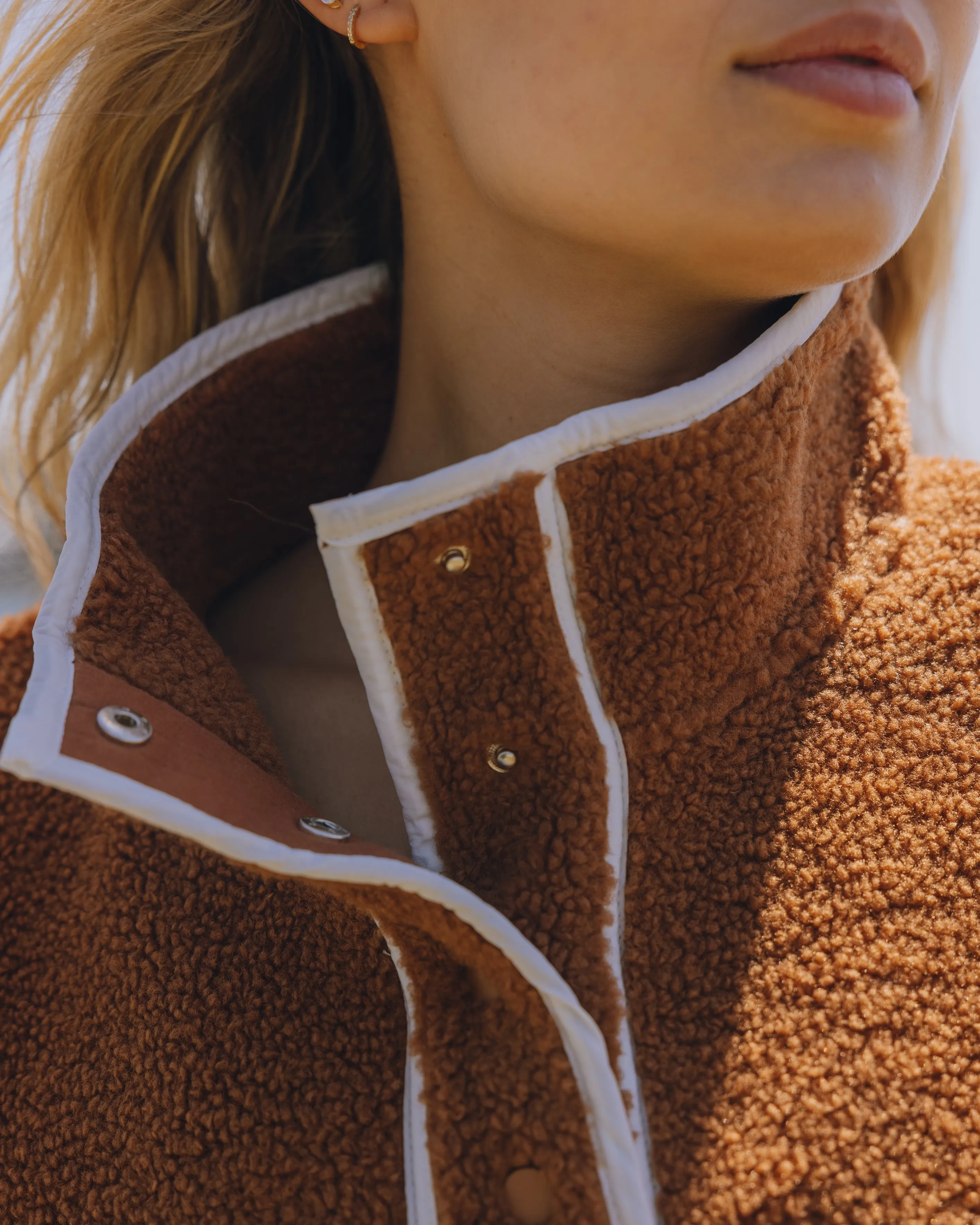 Sherpa Jacket - Mousse sold by Daily Drills product image thumbnail 3