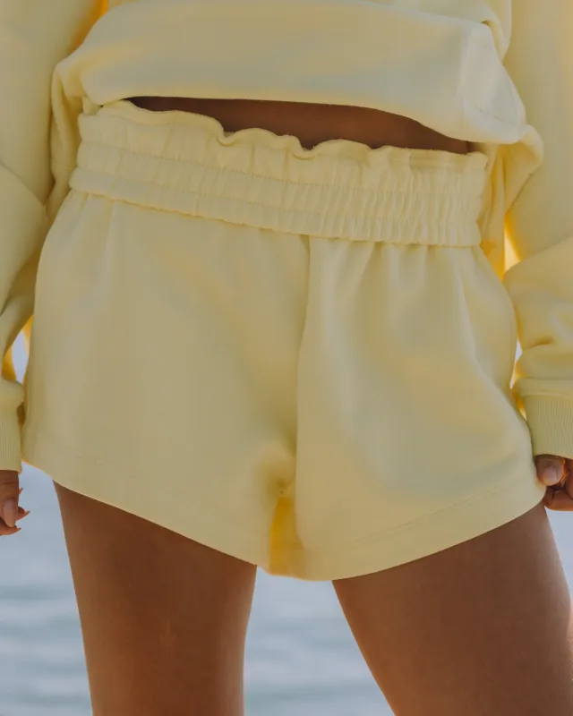 Fleece Super Shorts - Lemonade sold by Daily Drills