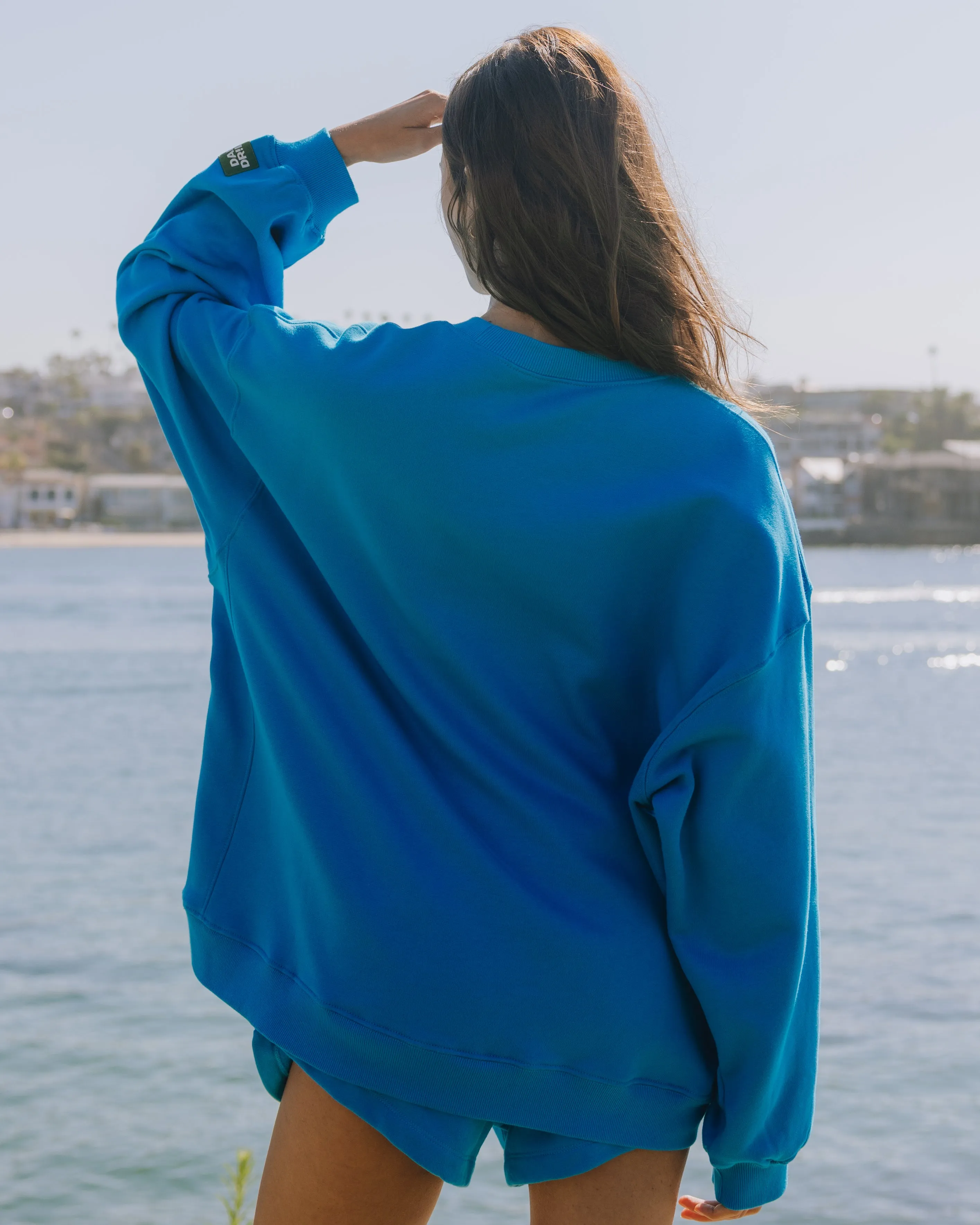 Oversized Fleece Crew - Tide sold by Daily Drills product image thumbnail 2