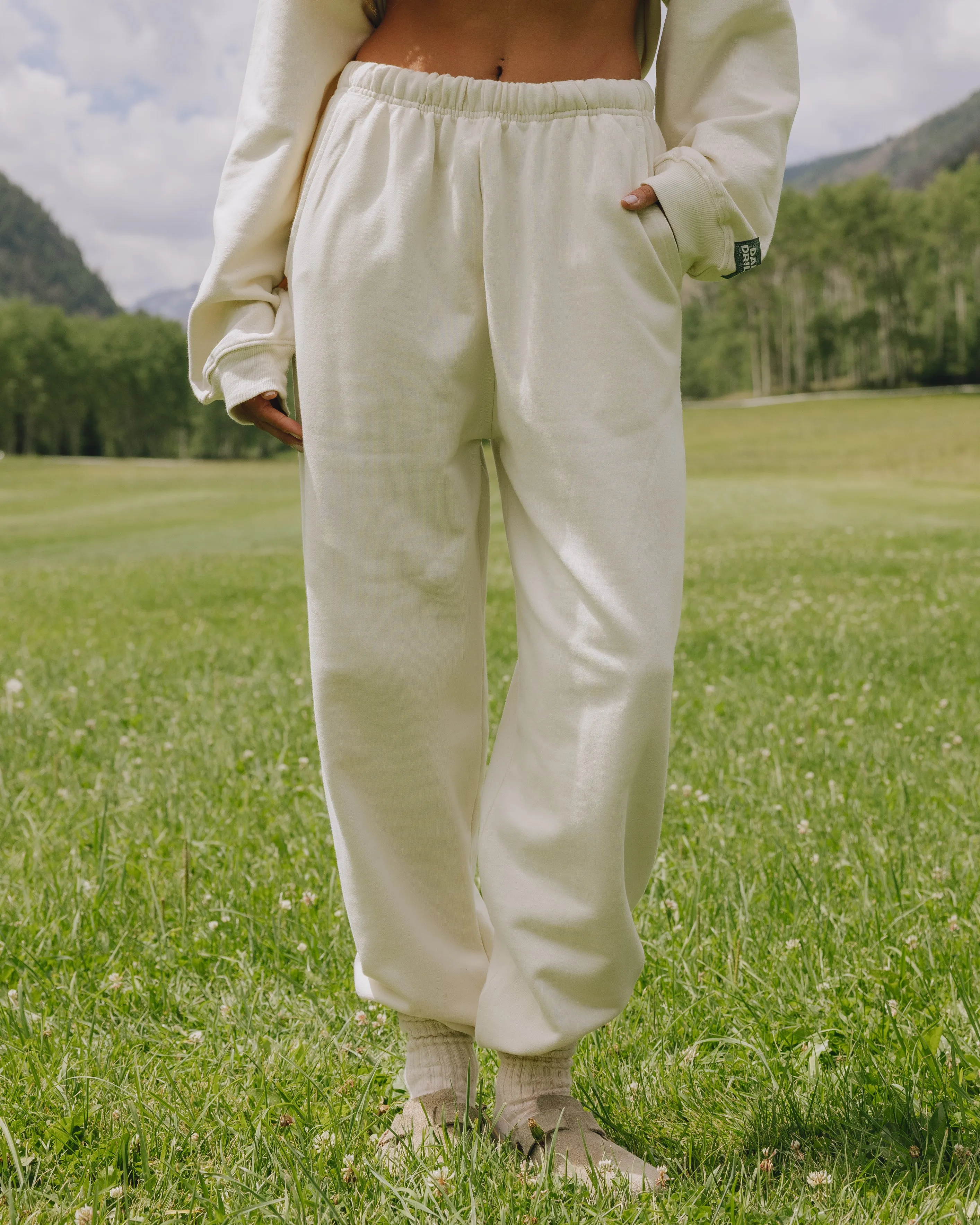 Unisex Joggers - Sand with Bandana Patch sold by Daily Drills