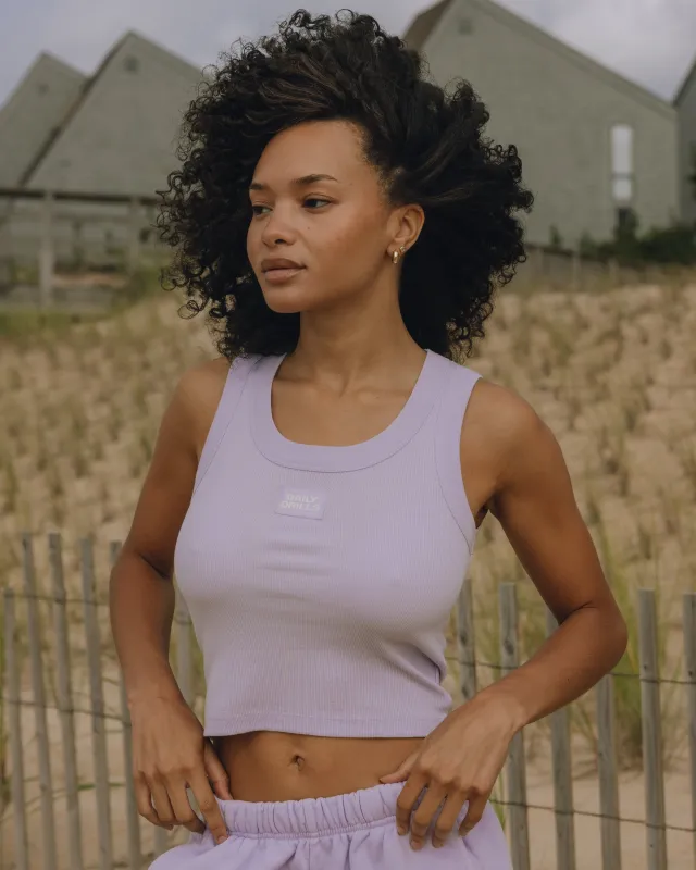 Logo Ribbed Tank - Wink with Monochrome Patch made by Daily Drills