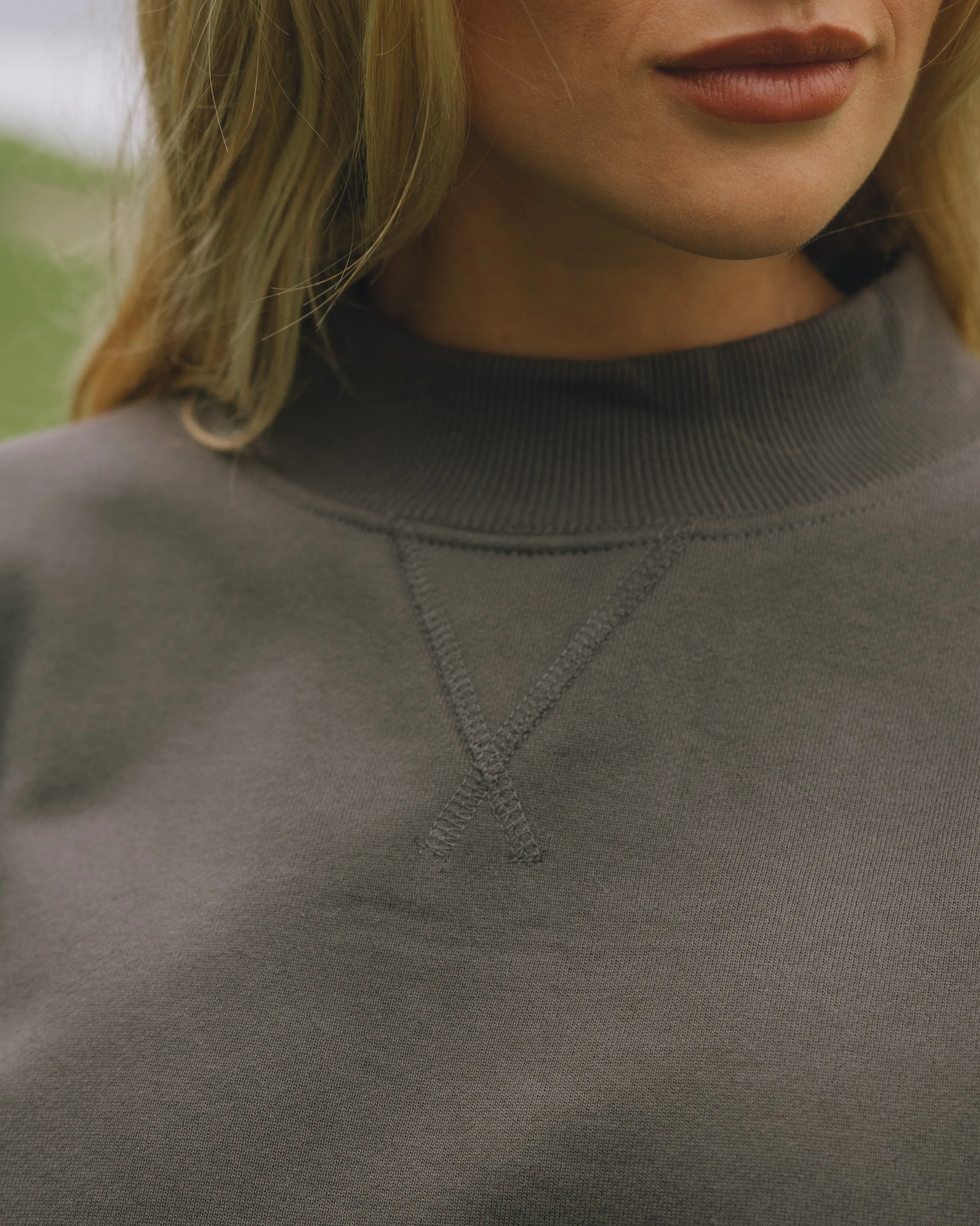 Fleece Vintage Crew - Vintage Black sold by Daily Drills product image thumbnail 3