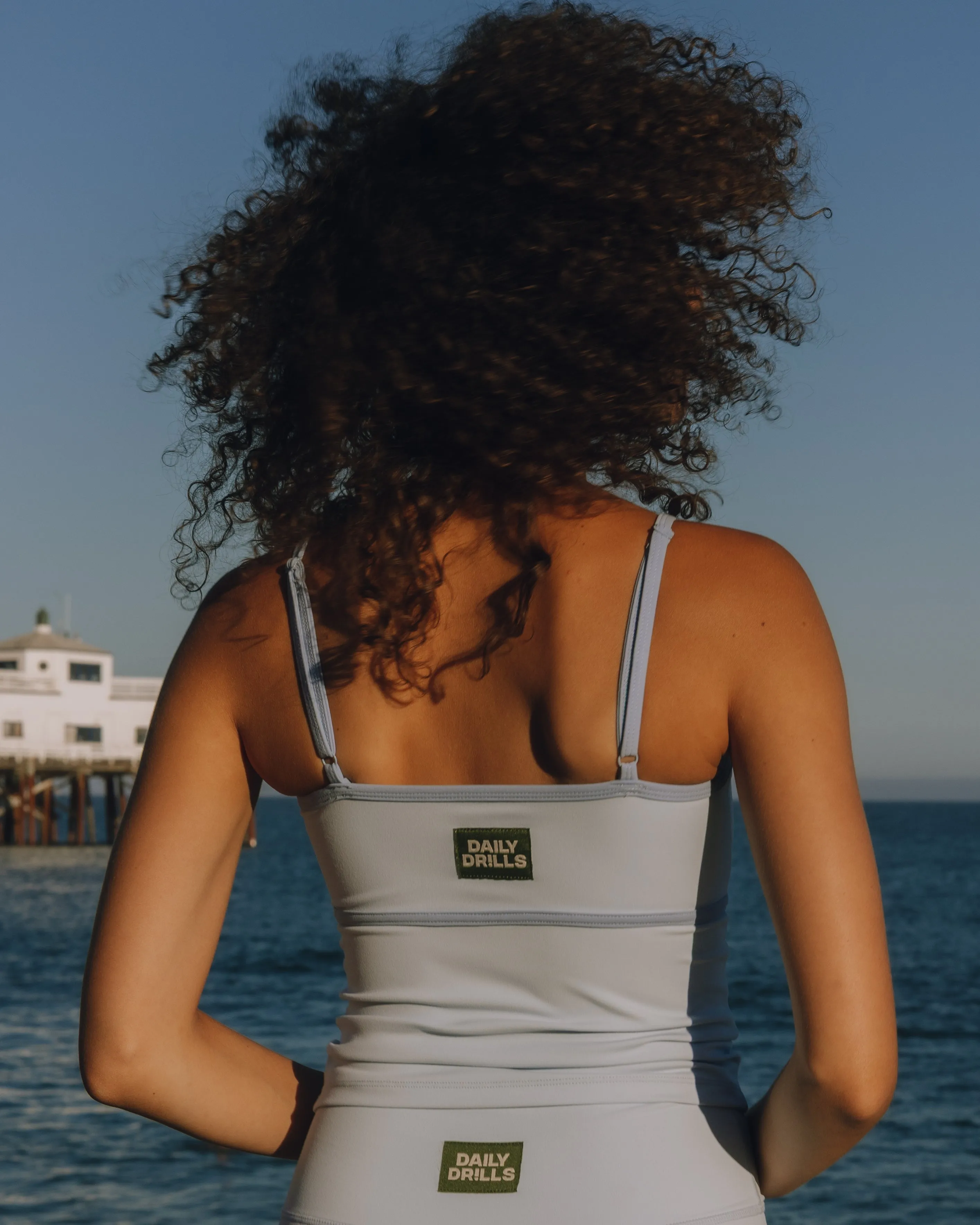 Go! Stretch Tank - Powder + Dark Powder sold by Daily Drills product image thumbnail 2