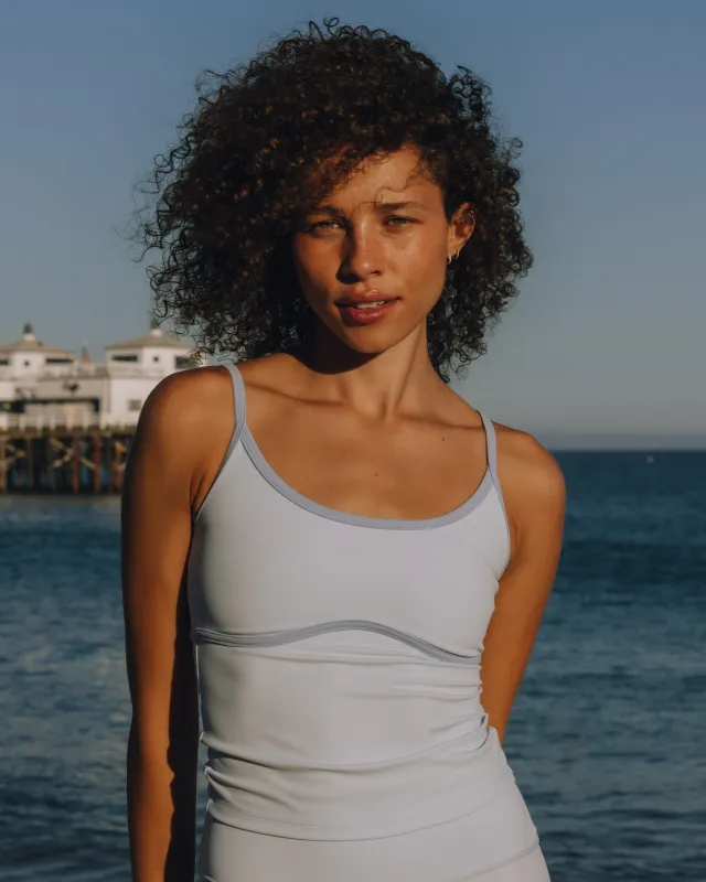 Go! Stretch Tank - Powder + Dark Powder sold by Daily Drills