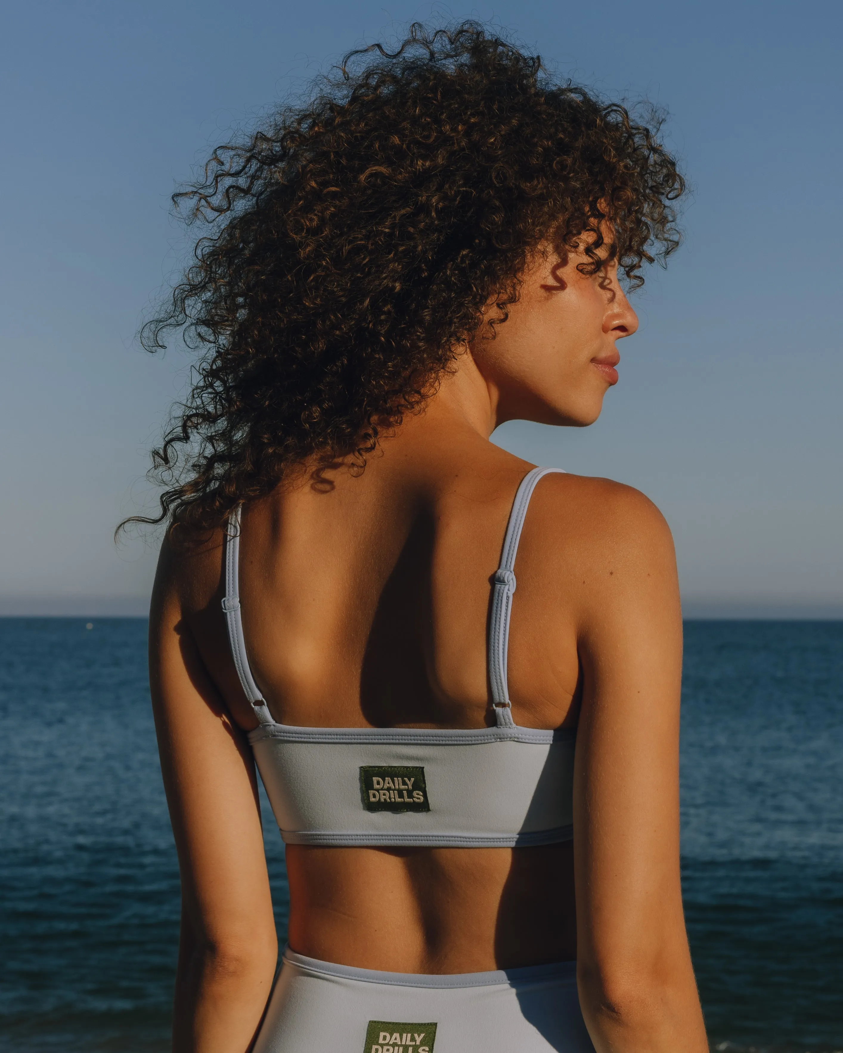 Go! Stretch Bra - Powder + Dark Powder sold by Daily Drills product image thumbnail 2