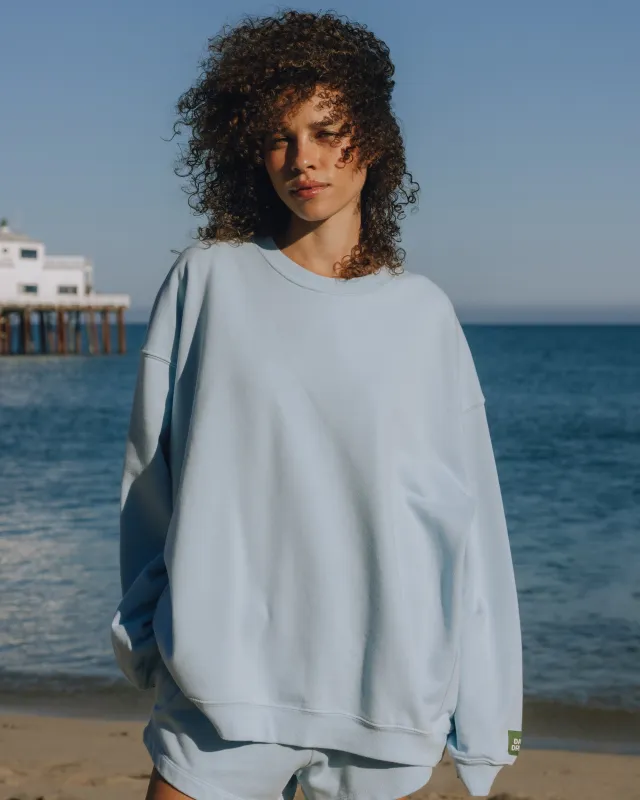 Unisex Oversized Crew - Powder sold by Daily Drills