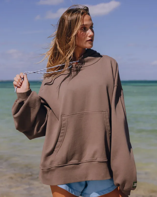 Oversized Paracord Hoodie - Mocha sold by Daily Drills