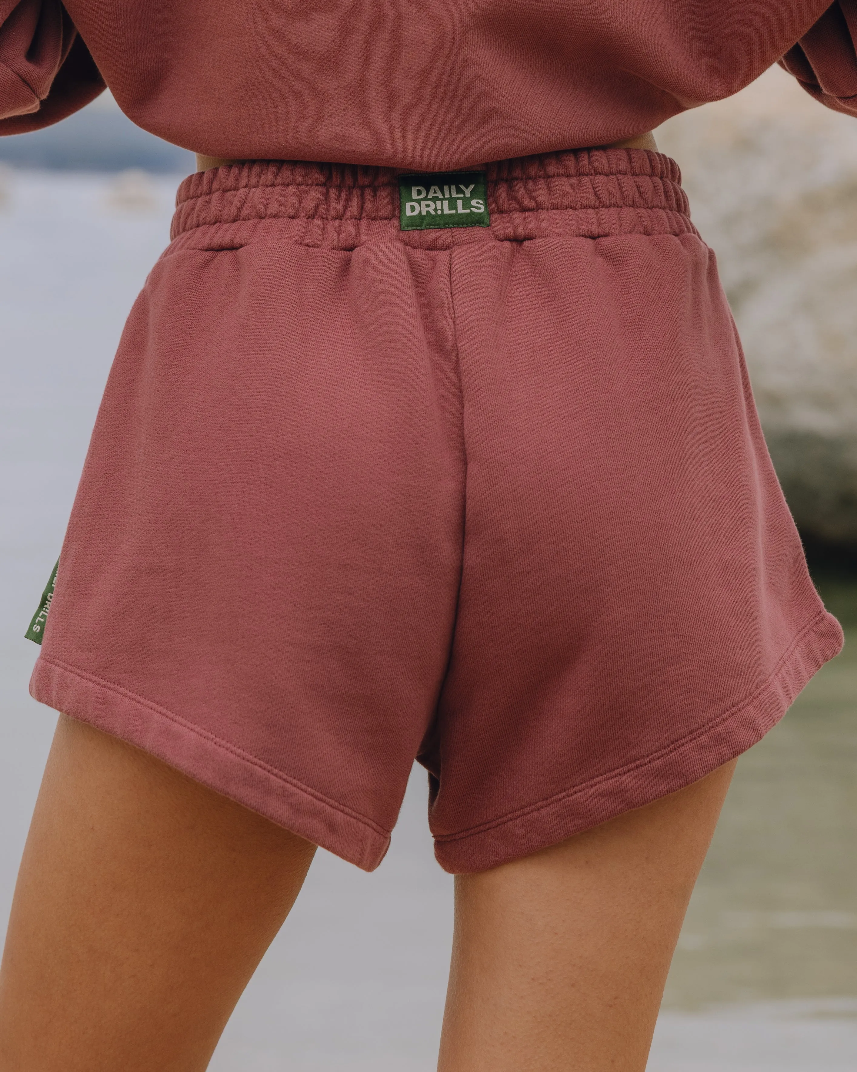 Heavyweight Super Shorts - Wine sold by Daily Drills product image thumbnail 2