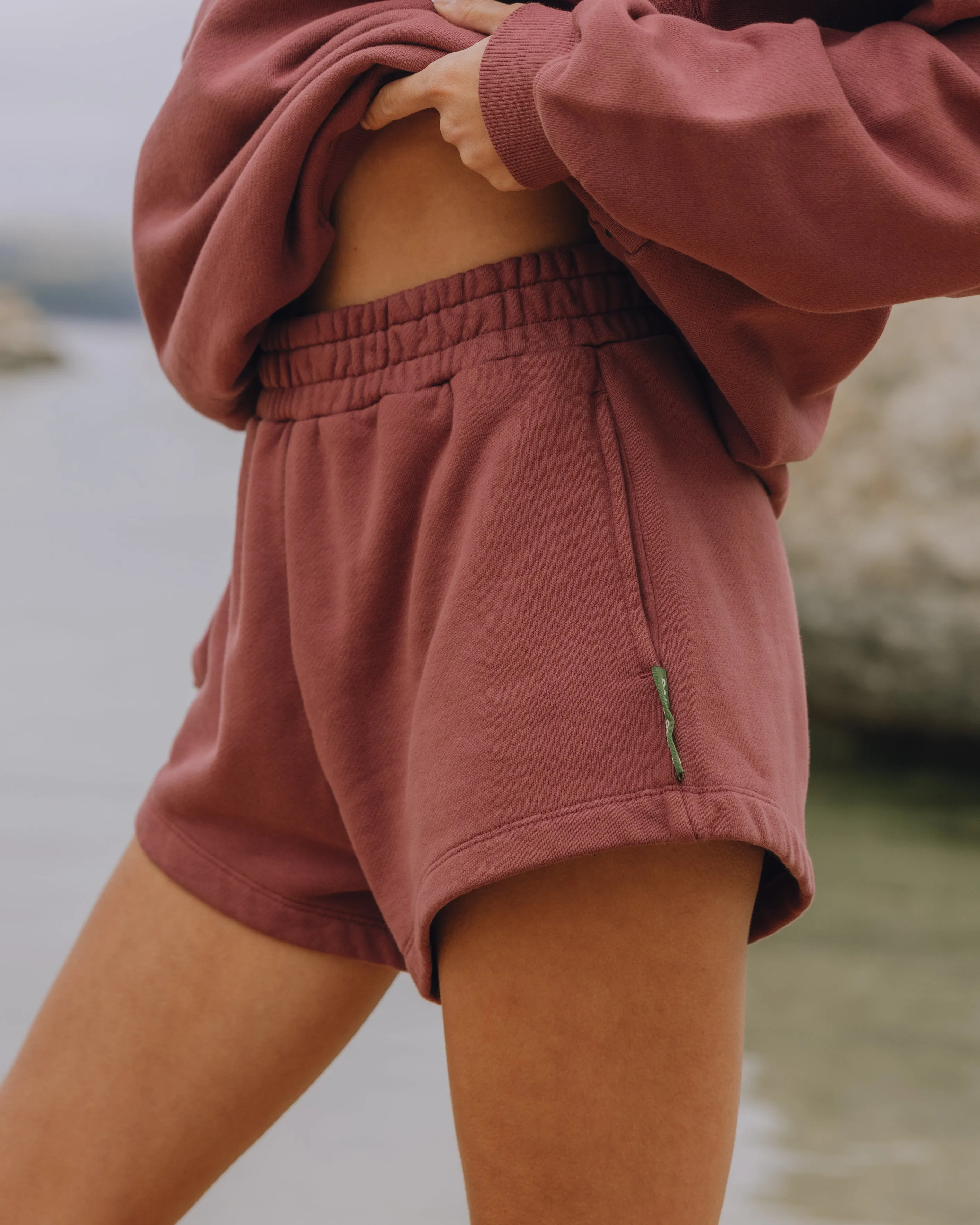 Heavyweight Super Shorts - Wine sold by Daily Drills product image thumbnail 4