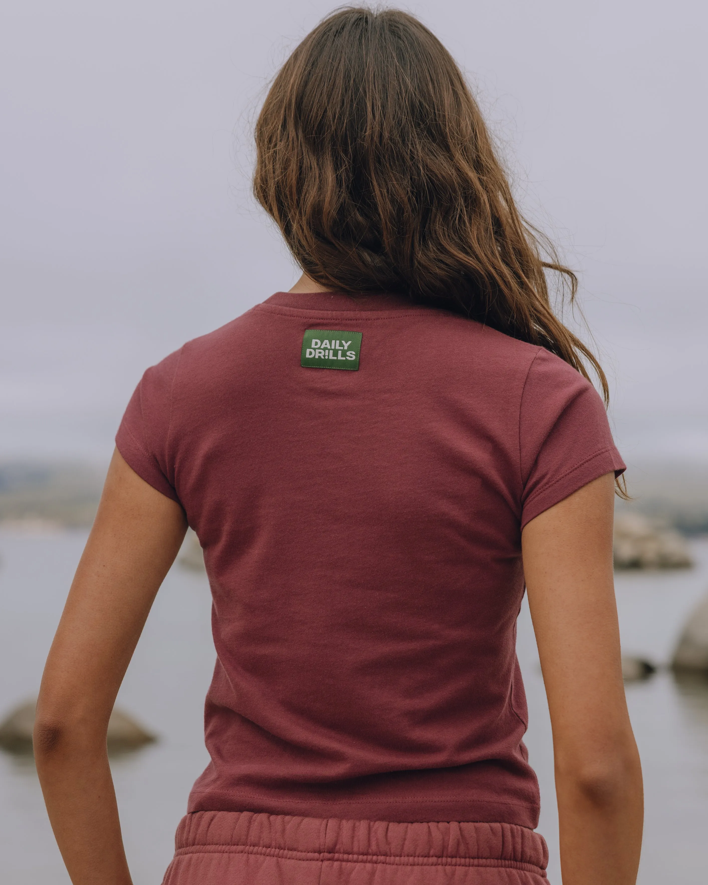 Everyday Tee - Wine sold by Daily Drills product image thumbnail 2