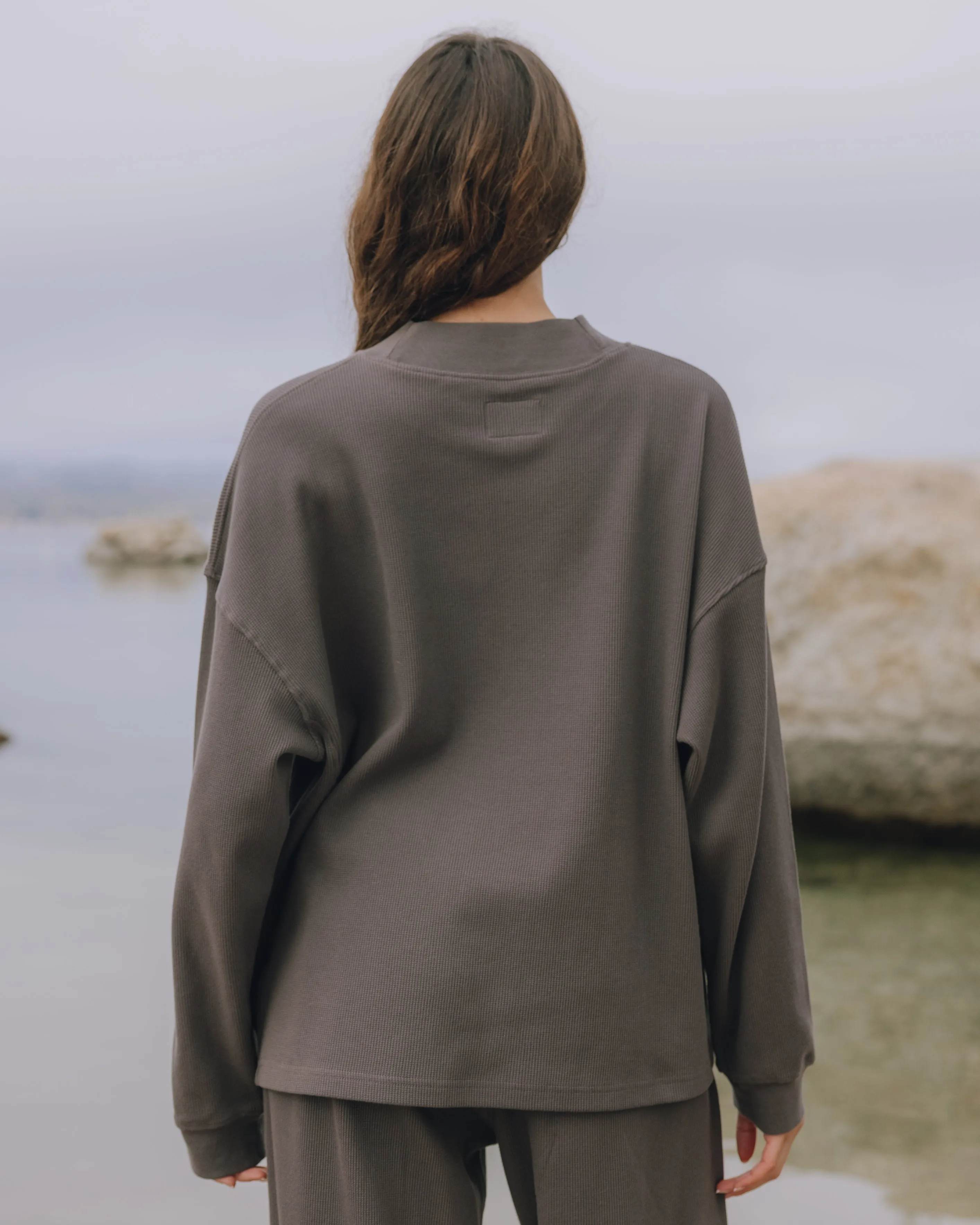 Oversized Vintage Thermal - Vintage Black sold by Daily Drills product image thumbnail 2