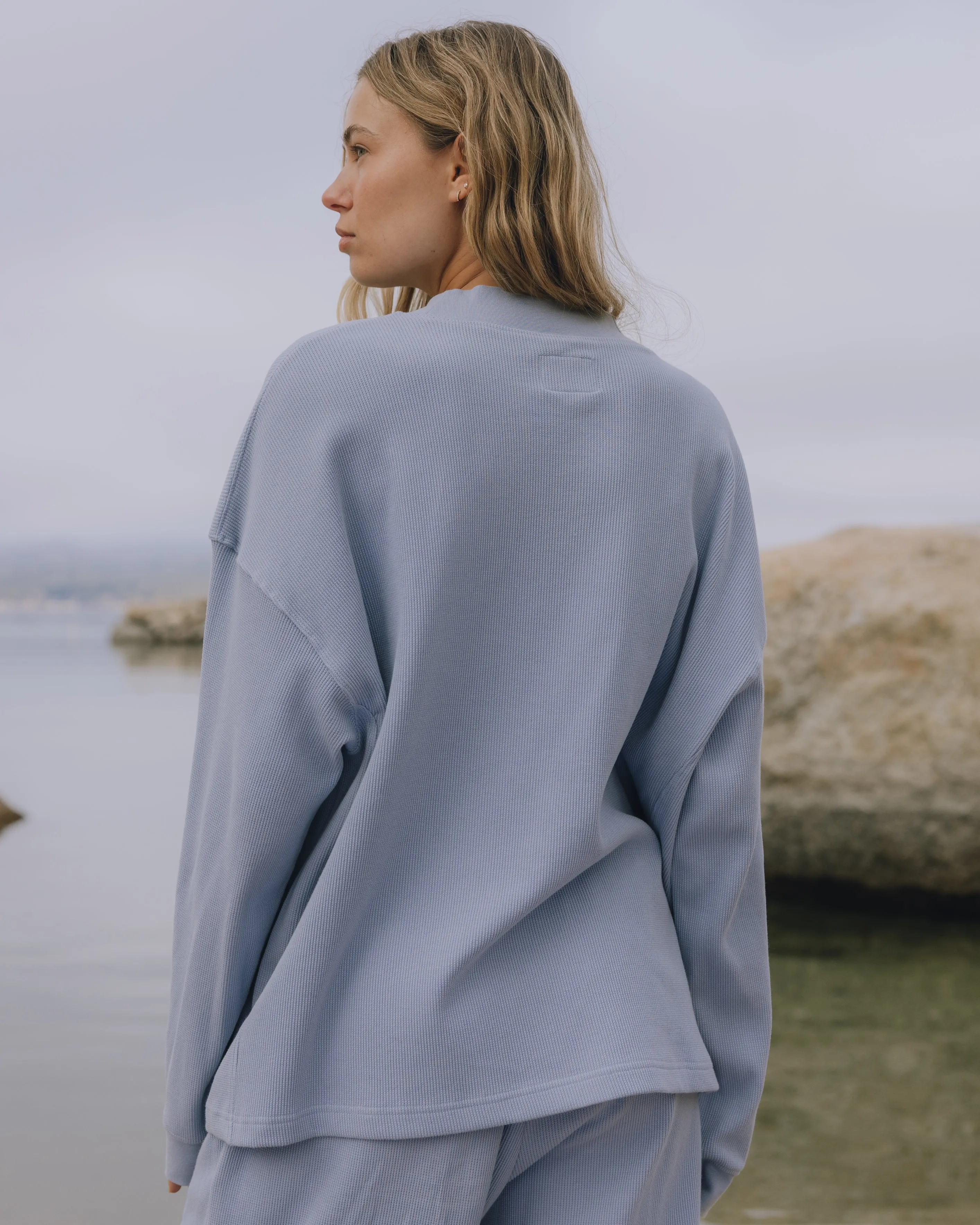 Oversized Vintage Thermal - Mist sold by Daily Drills product image thumbnail 2