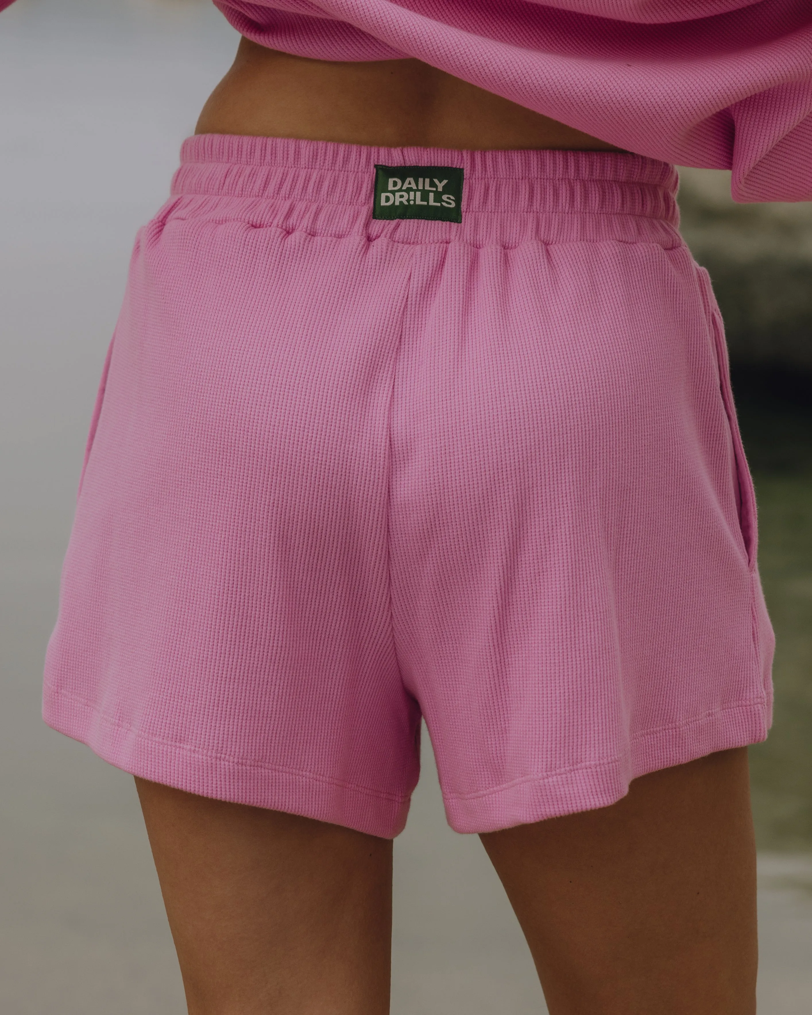Thermal Resort Shorts - Taffy sold by Daily Drills product image thumbnail 2