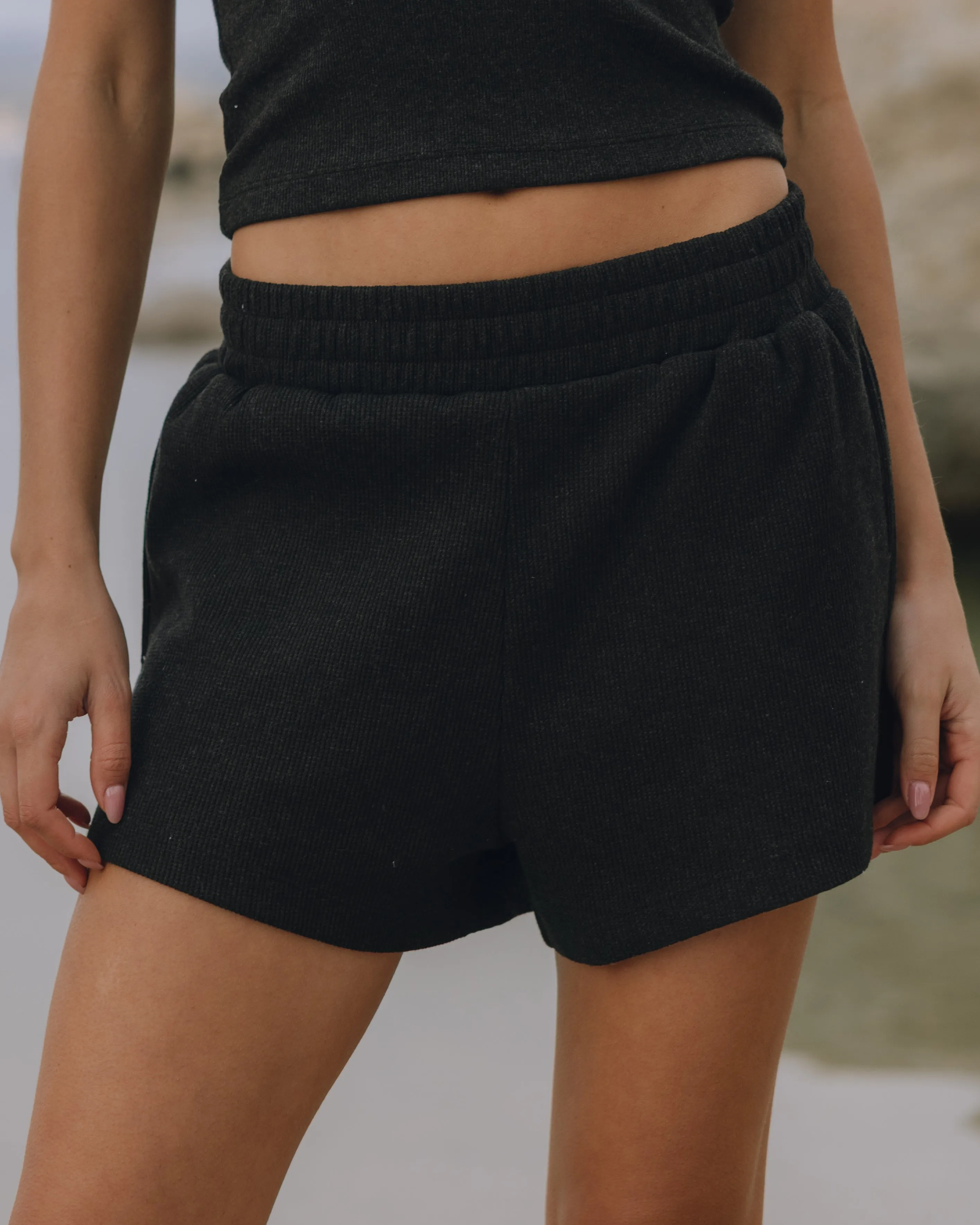 Thermal Resort Shorts - Charcoal Grey sold by Daily Drills