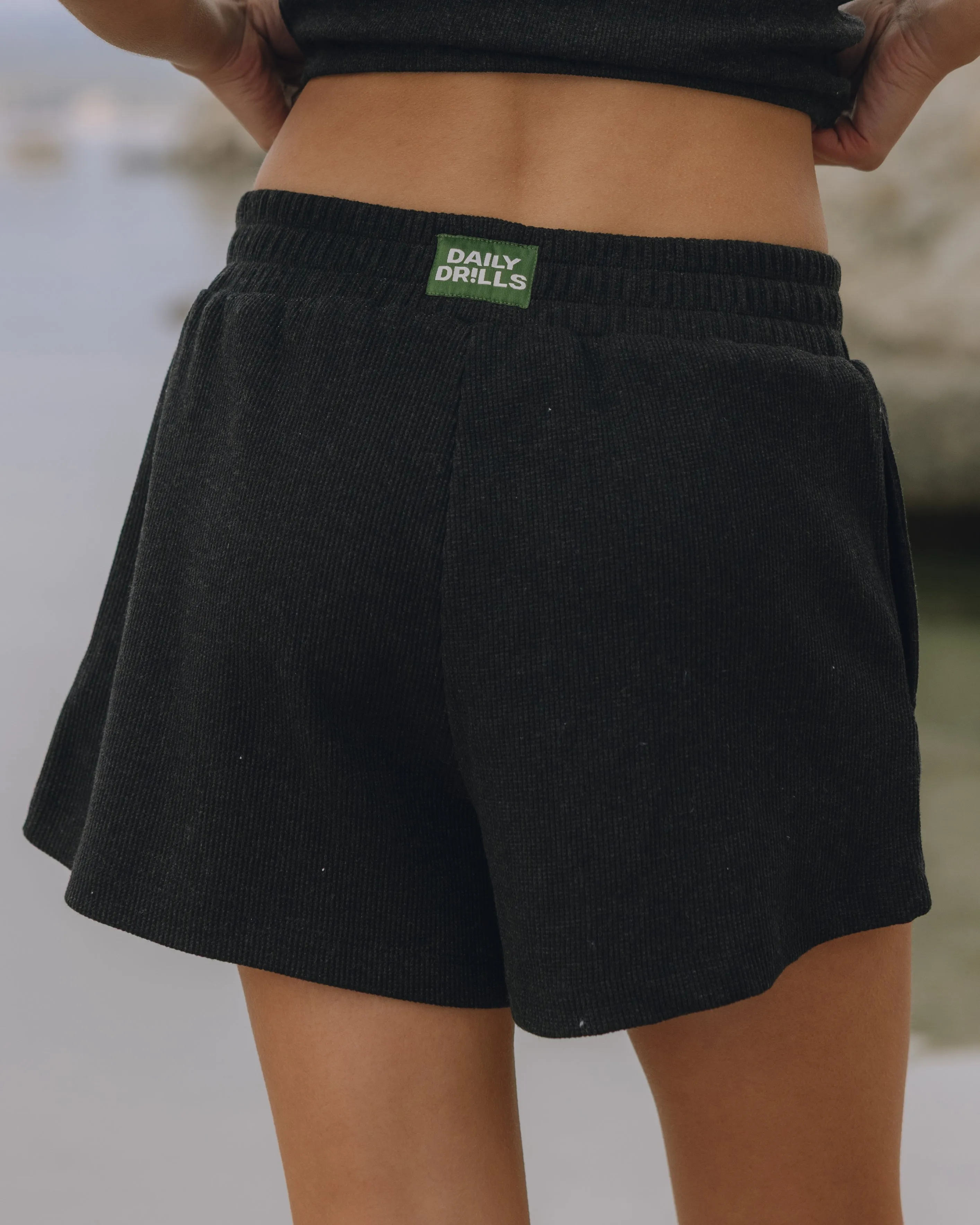 Thermal Resort Shorts - Charcoal Grey sold by Daily Drills product image thumbnail 2