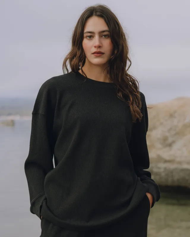 Oversized Thermal - Charcoal Grey made by Daily Drills