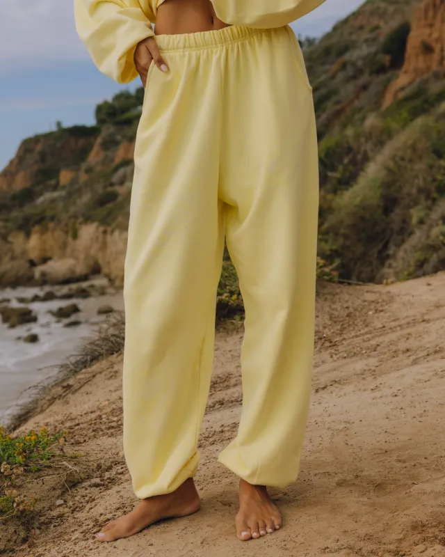 Unisex Paracord Joggers - Lemonade with Monochrome Patch sold by Daily Drills