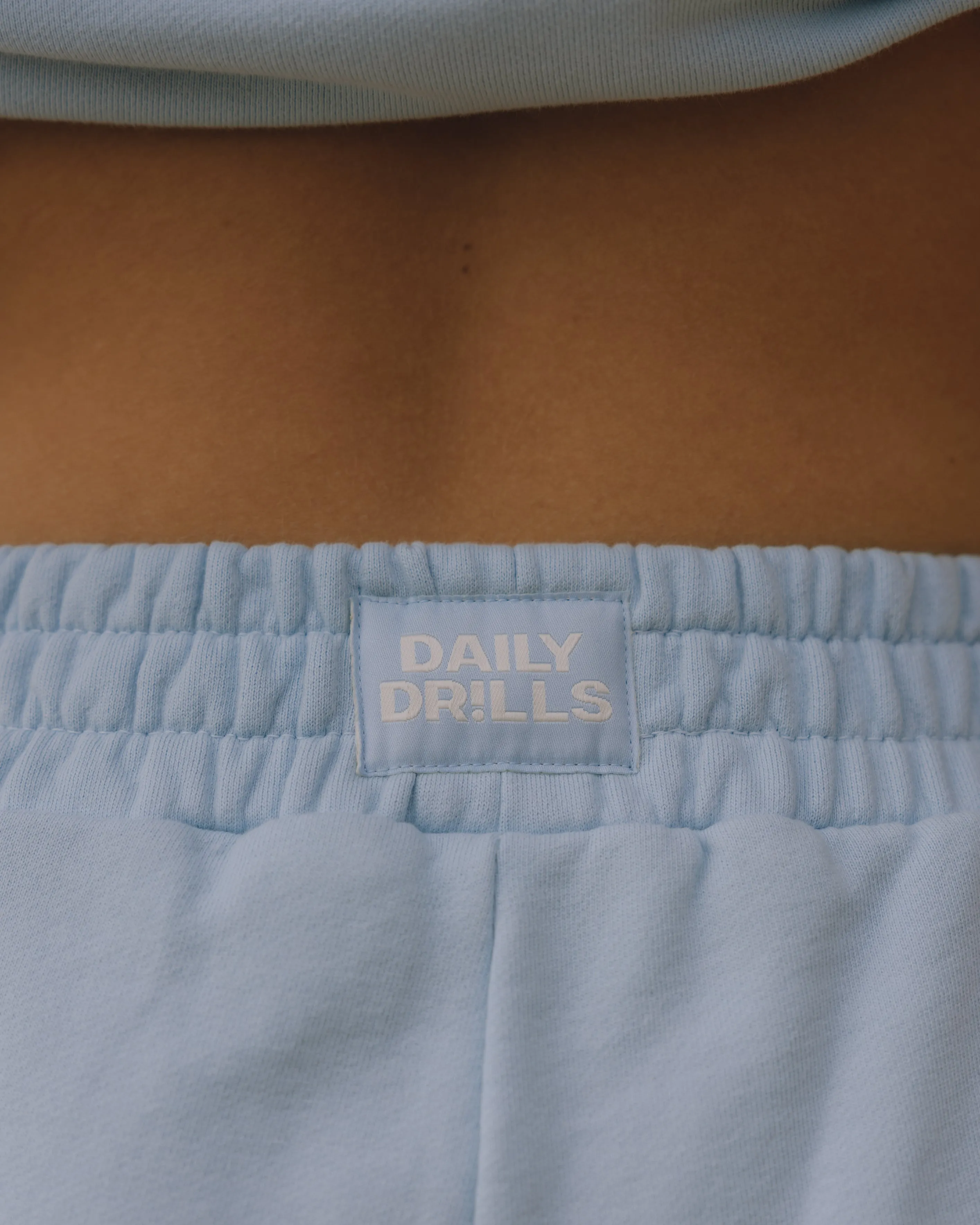 Super Shorts - Powder with Monochrome Patch sold by Daily Drills product image thumbnail 4