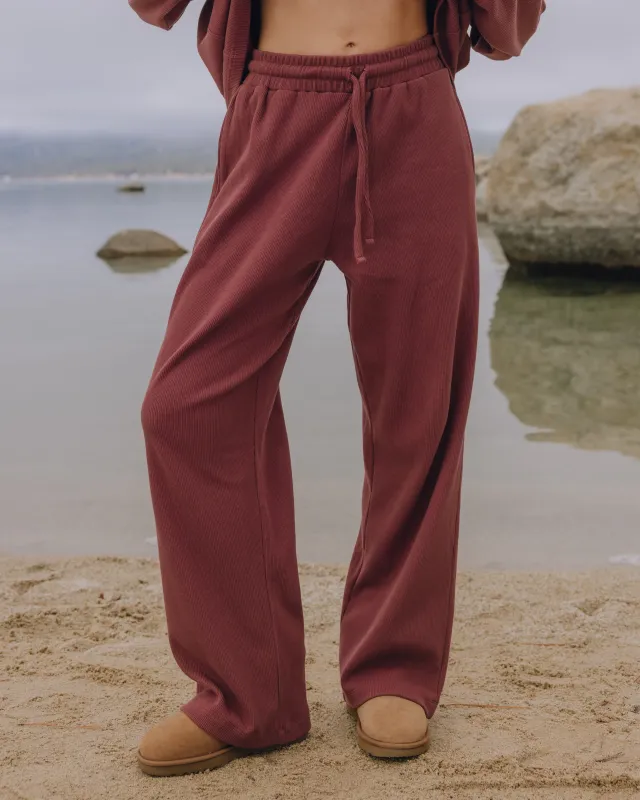 Thermal Resort Pants - Wine made by Daily Drills