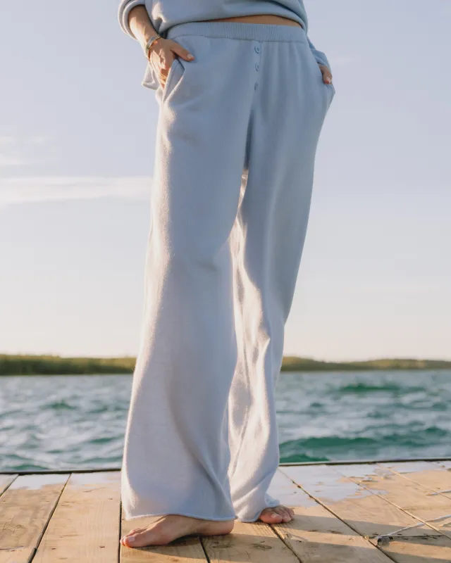 Cashmere Resort Pants - Light Blue sold by Daily Drills