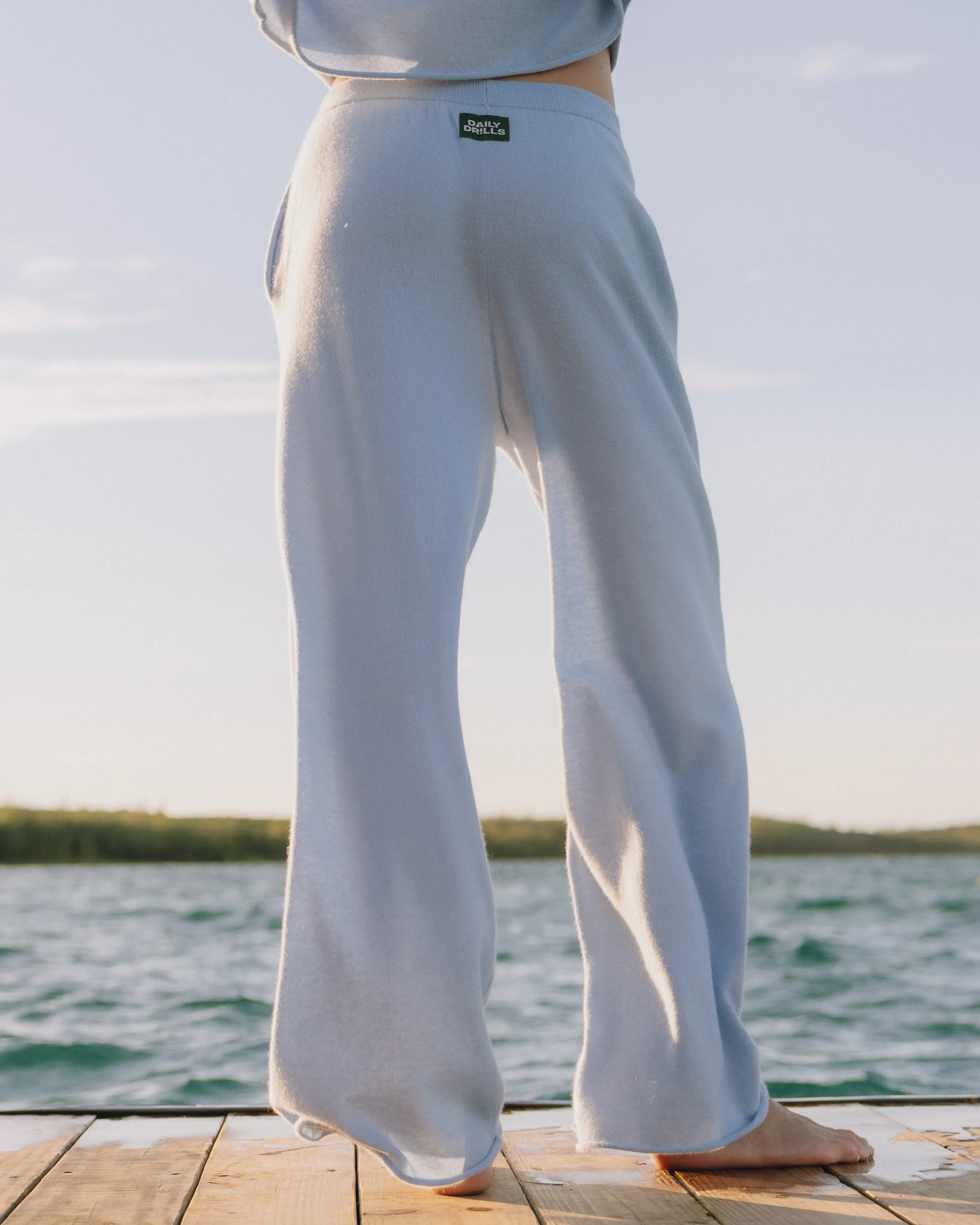 Cashmere Resort Pants - Light Blue sold by Daily Drills product image thumbnail 2