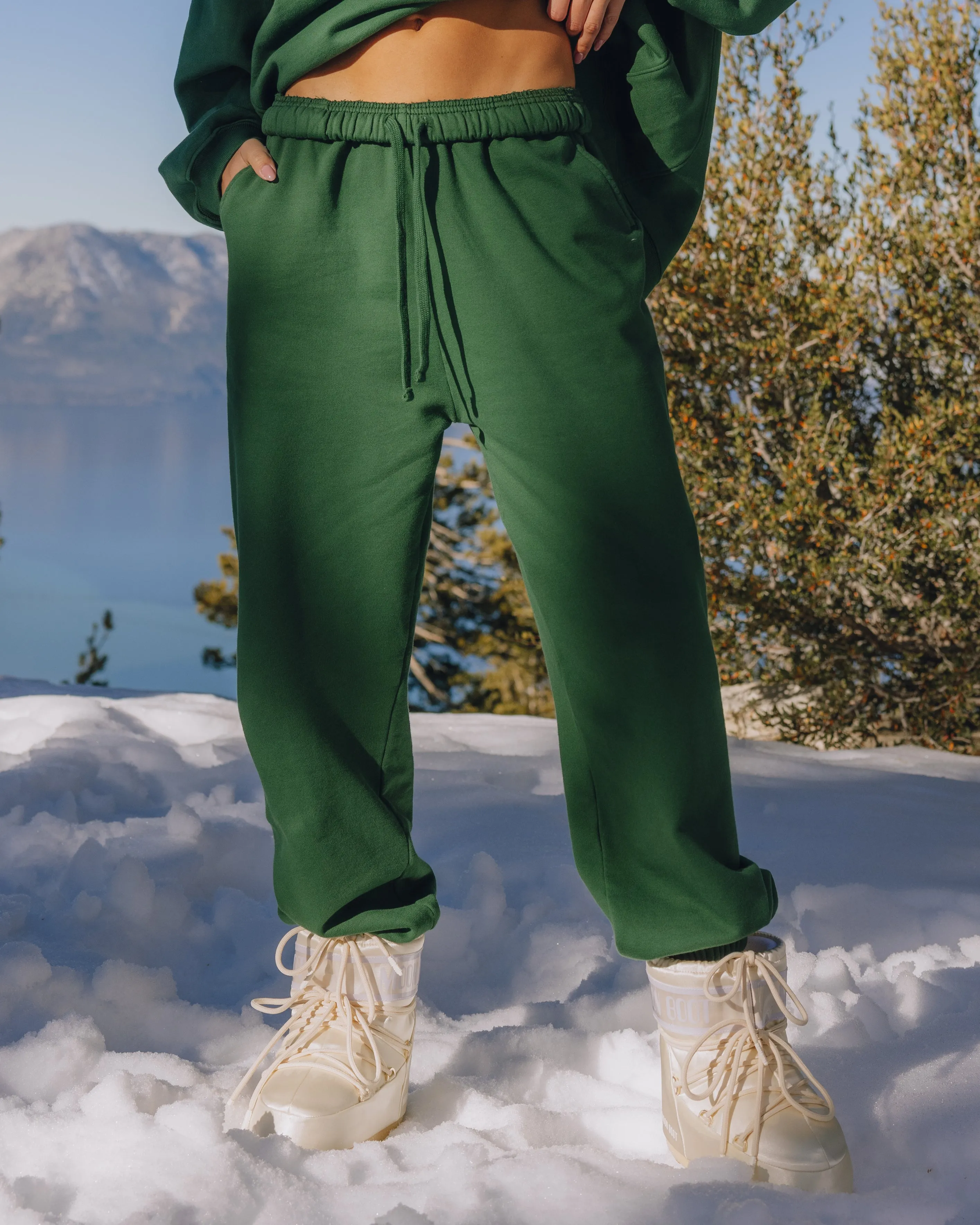 Unisex Joggers - Forest Green sold by Daily Drills product image thumbnail 3