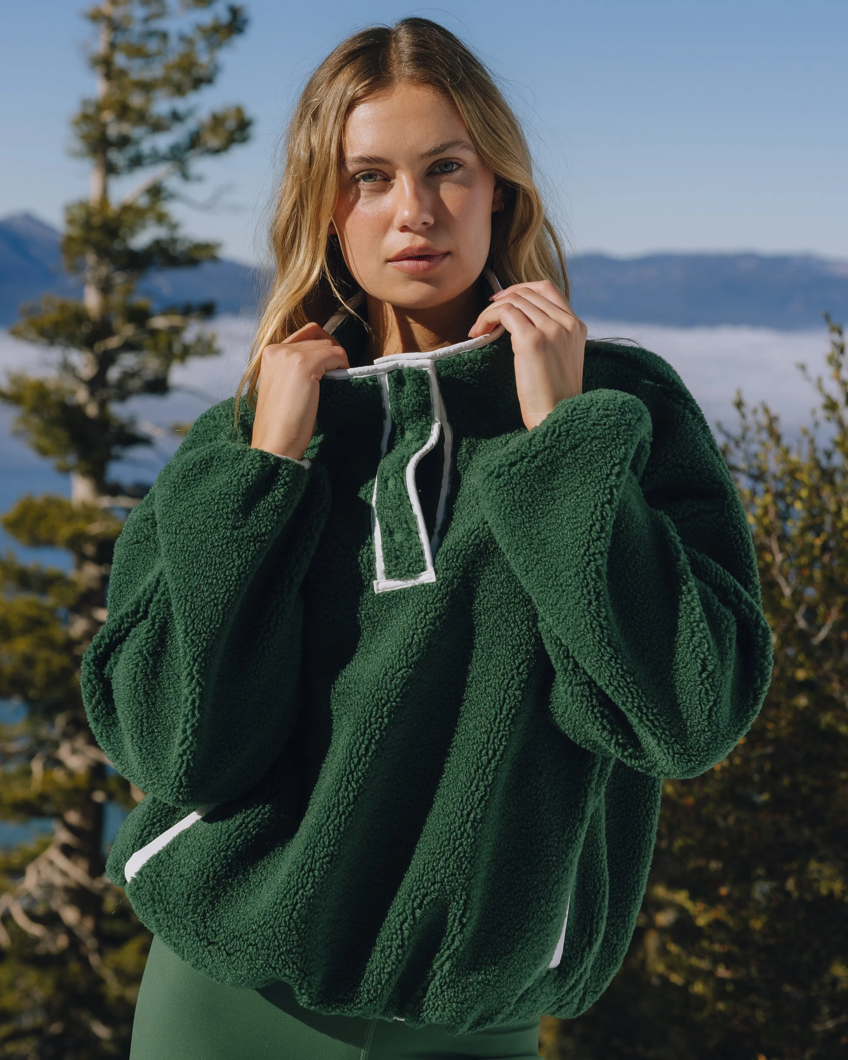 Sherpa Jacket - Forest Green sold by Daily Drills product image thumbnail 3