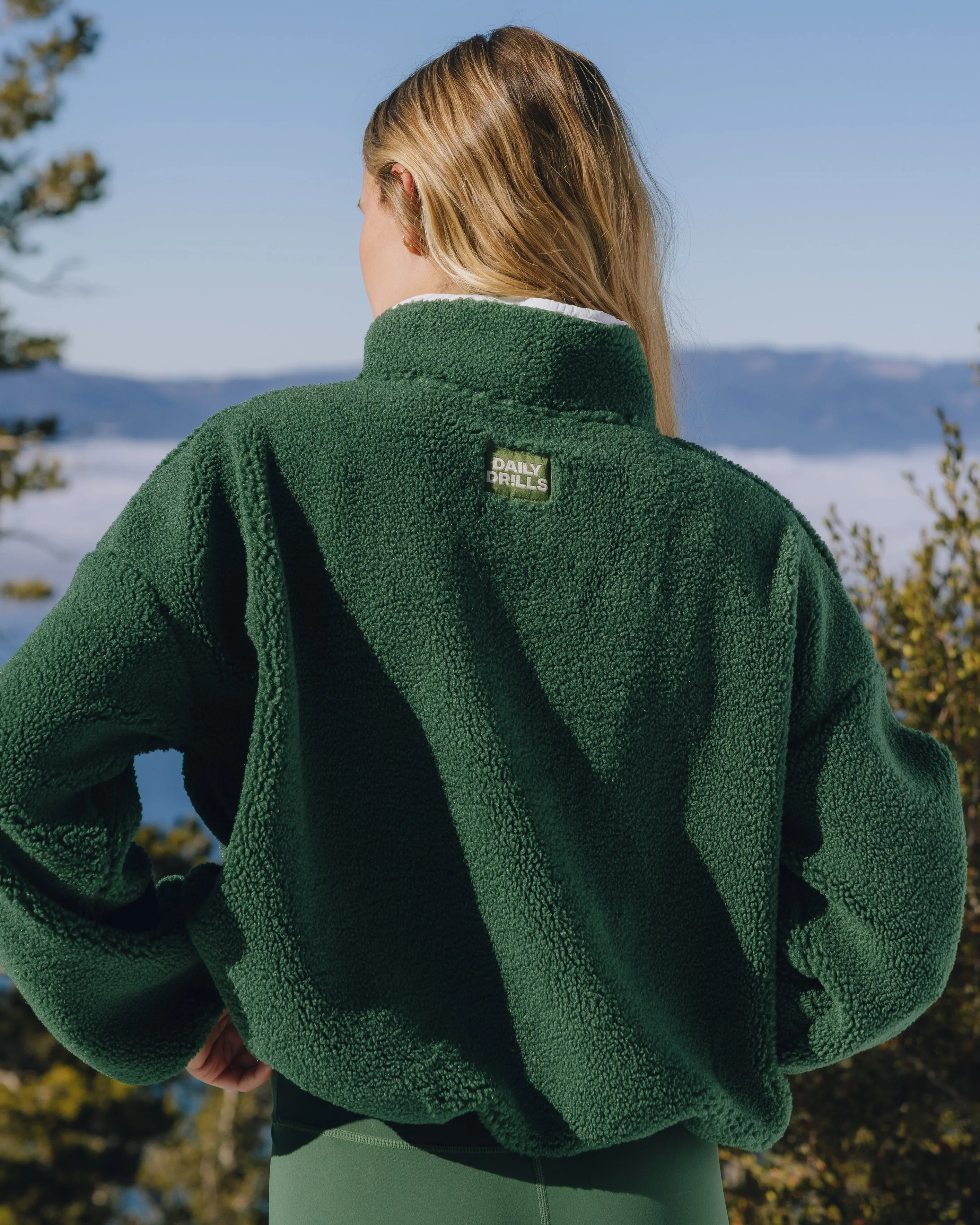 Sherpa Jacket - Forest Green sold by Daily Drills product image thumbnail 2