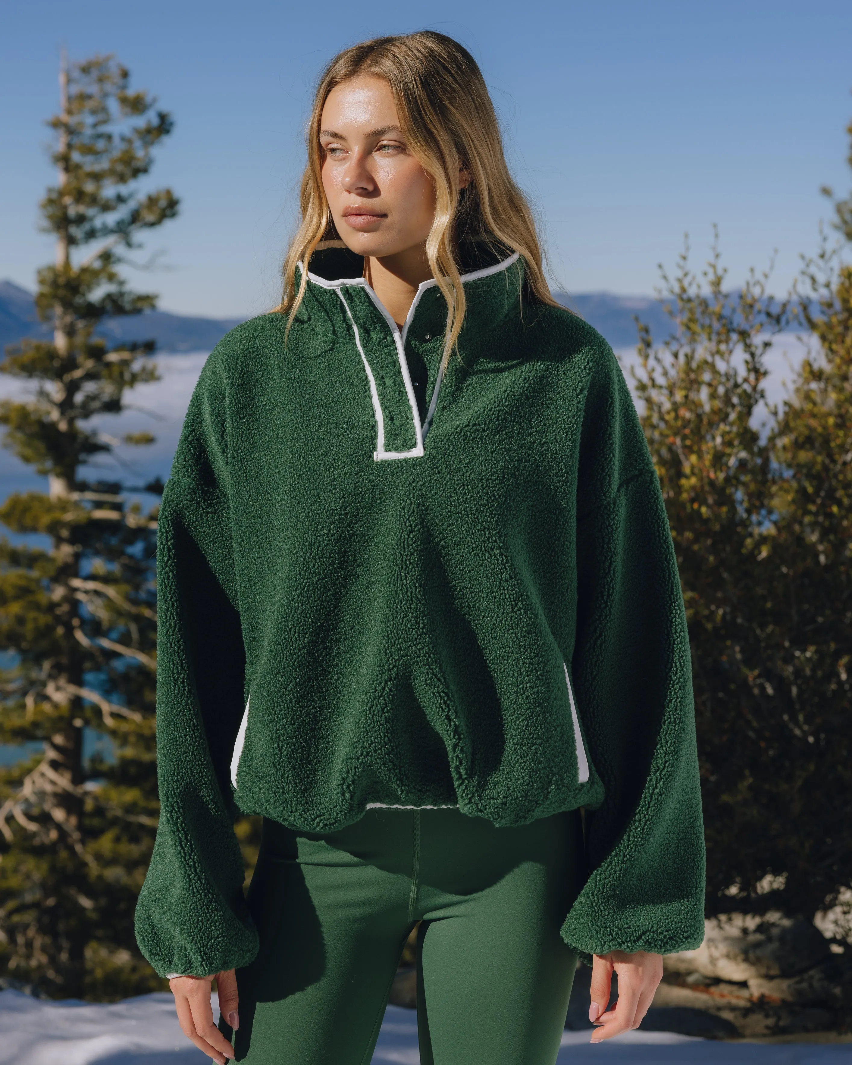 Sherpa Jacket - Forest Green sold by Daily Drills