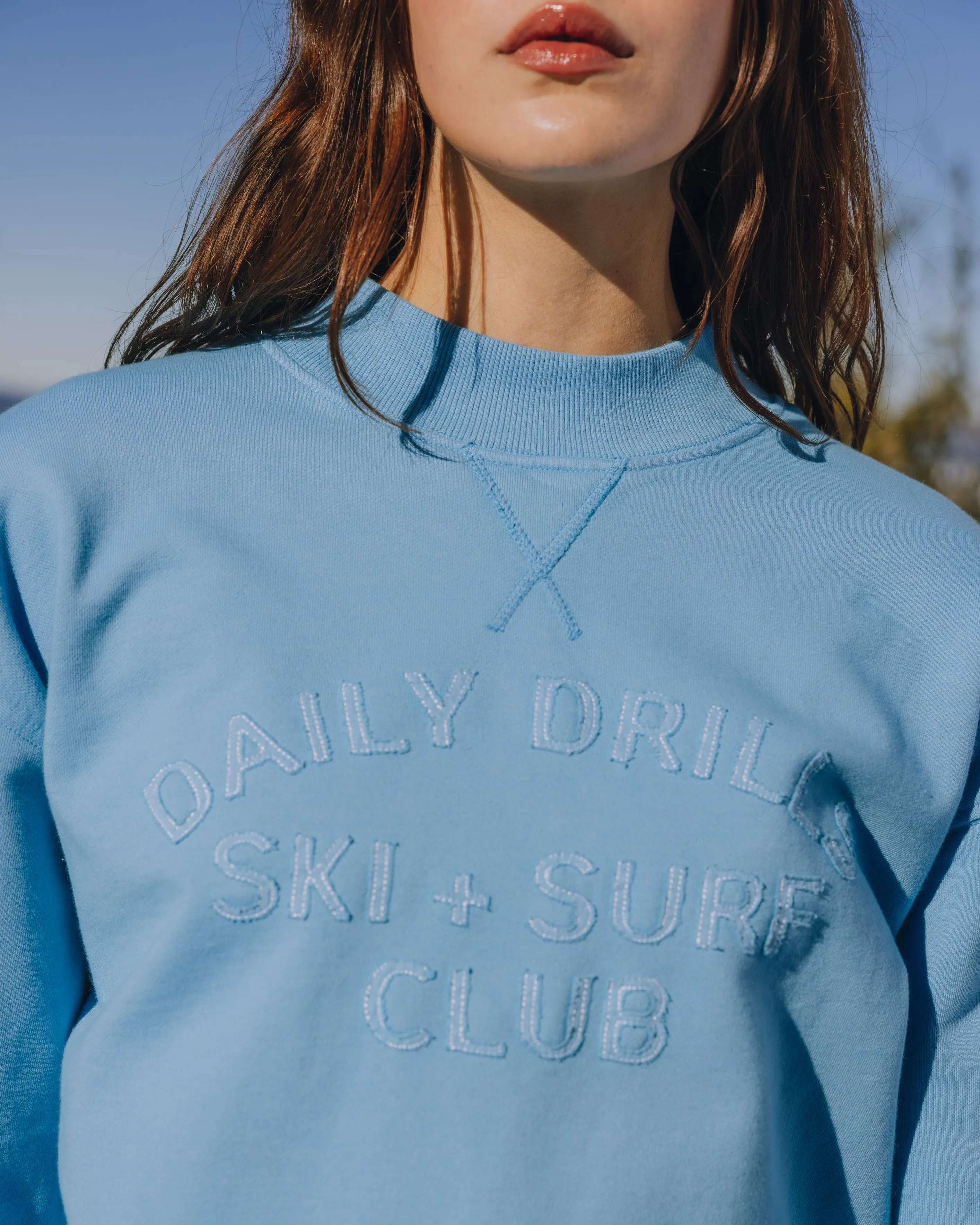 Oversized Vintage Ski + Surf Crew - Malibu sold by Daily Drills product image thumbnail 2
