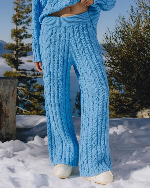 Cable Knit Resort Pants - Malibu sold by Daily Drills