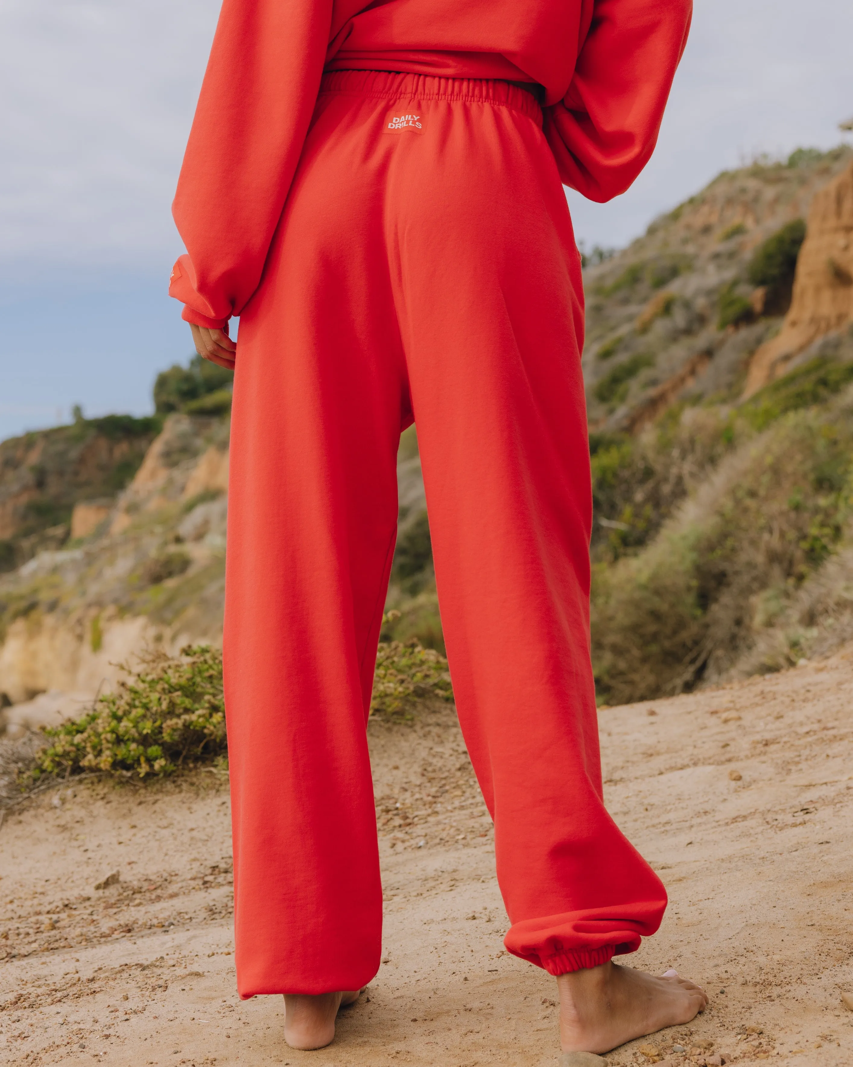 Unisex Paracord Joggers - Heart with Monochrome Patch sold by Daily Drills product image thumbnail 2